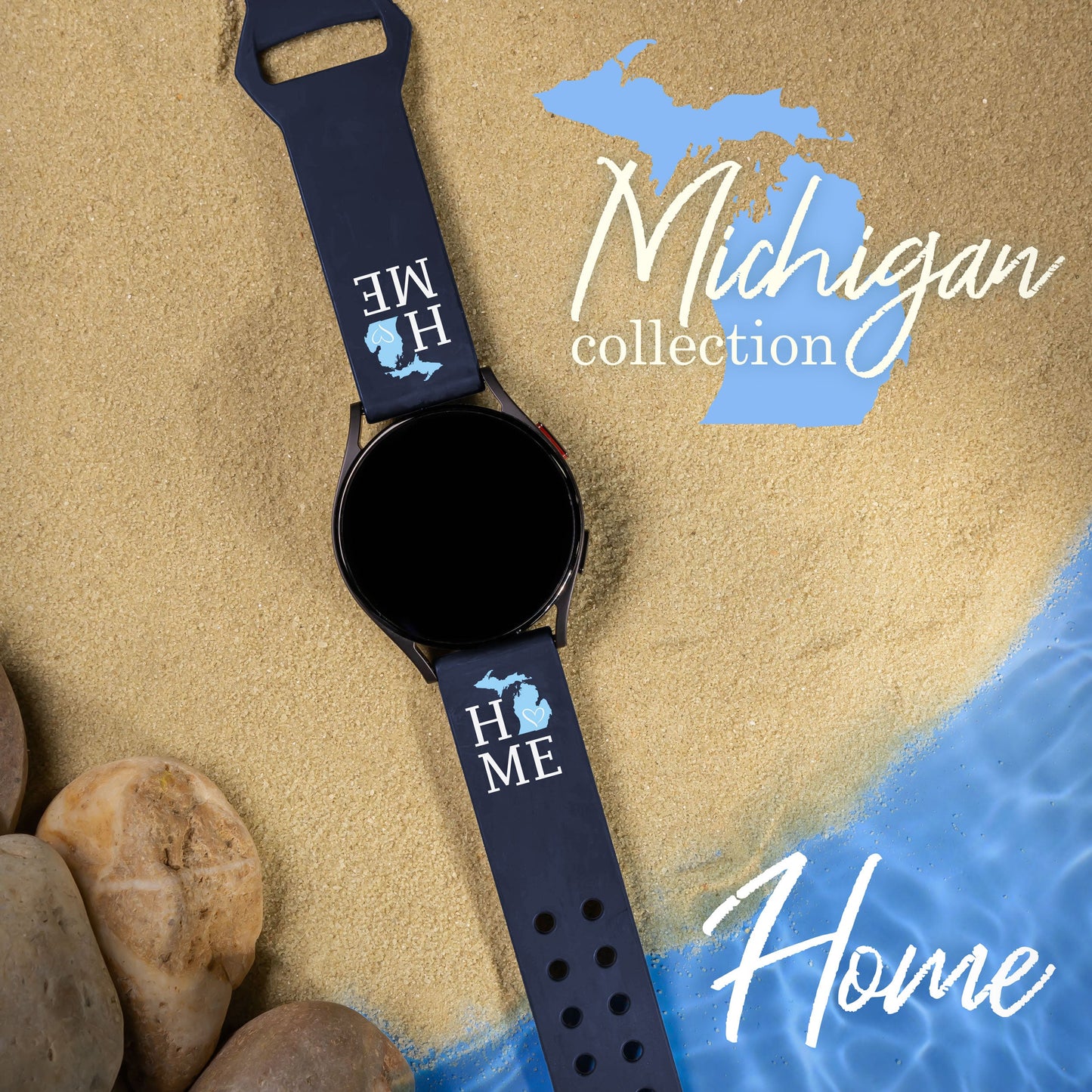 Michigan HD Watchband for Samsung, Garmin, Fossil, and More