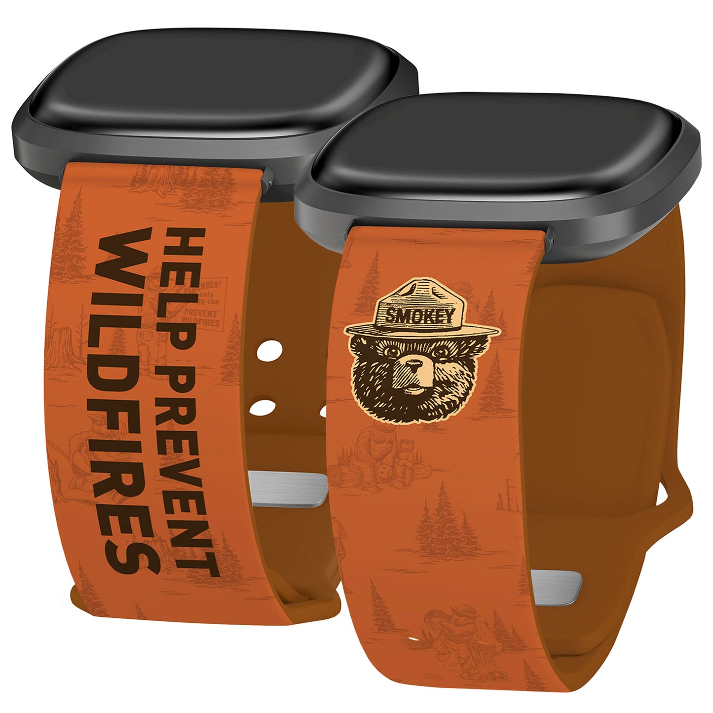 Smokey Bear Classic HD Fitbit Versa 3 & Sense Watch Band