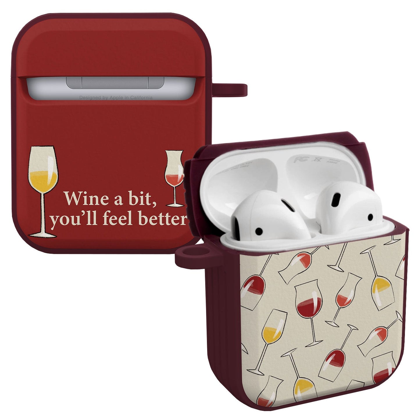 Wine, Beer, & Booze HDX Apple AirPods Gen 1 & 2 Case Cover