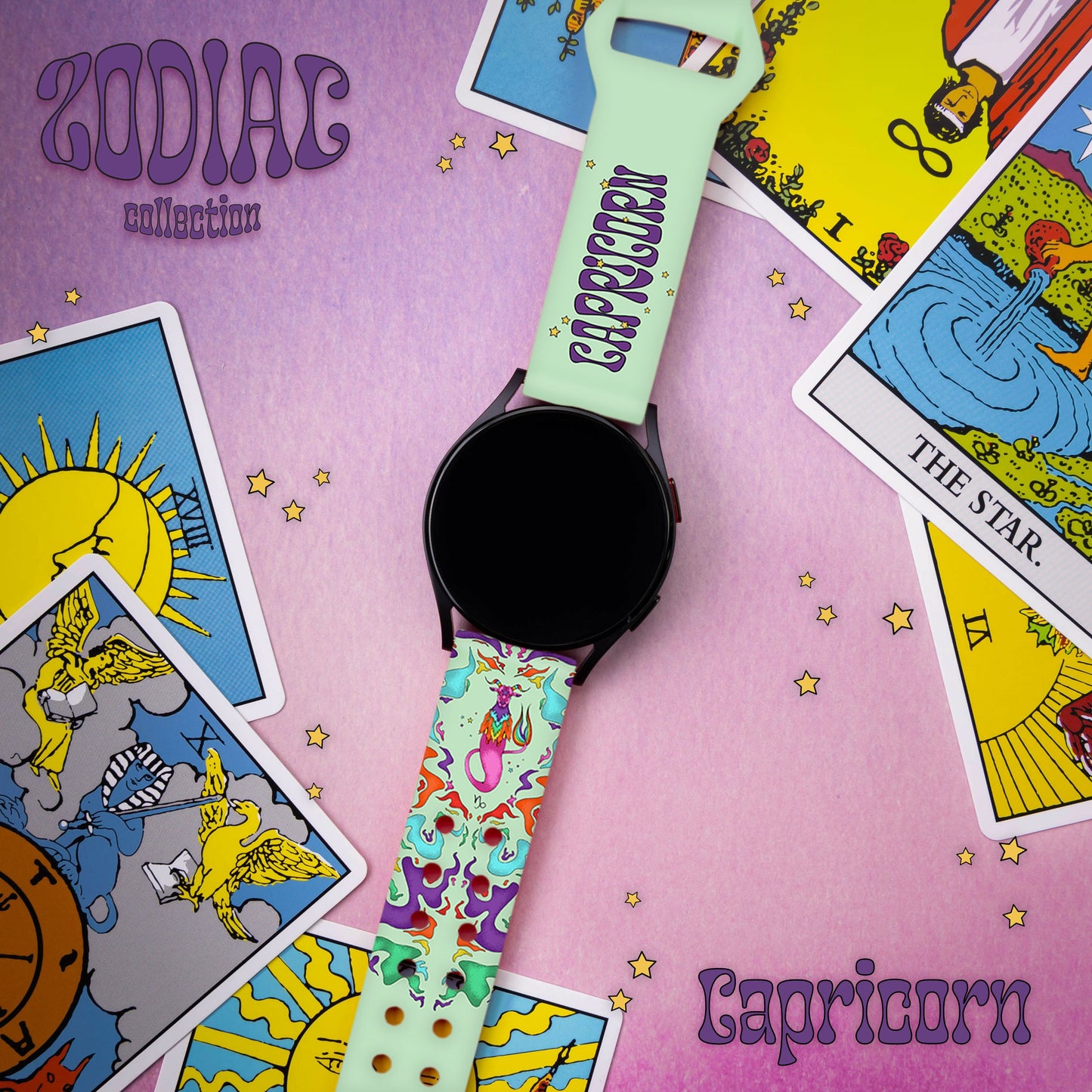 Zodiac Collection HD Watchband for Samsung, Garmin, Fossil, and More