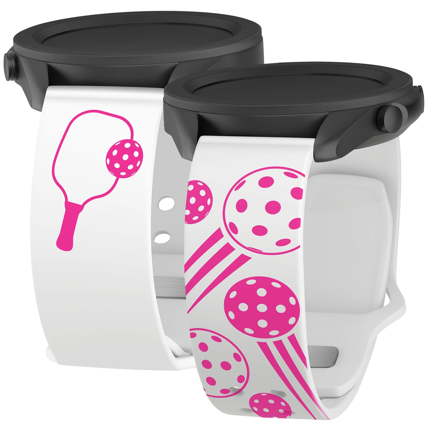 Pickleball Brights HD Watchband for Samsung, Garmin, Fossil, and More