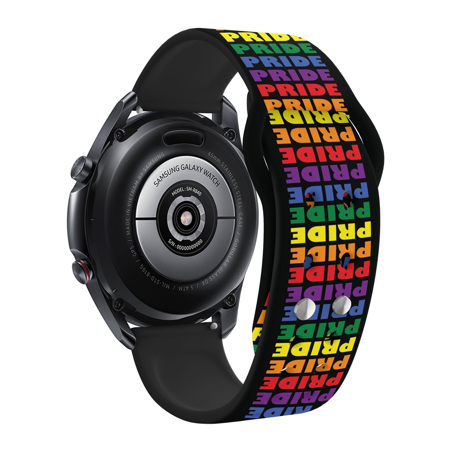 Pride HD Watchband for Samsung, Garmin, Fossil, and More for Samsung, Garmin, Fossil, and More