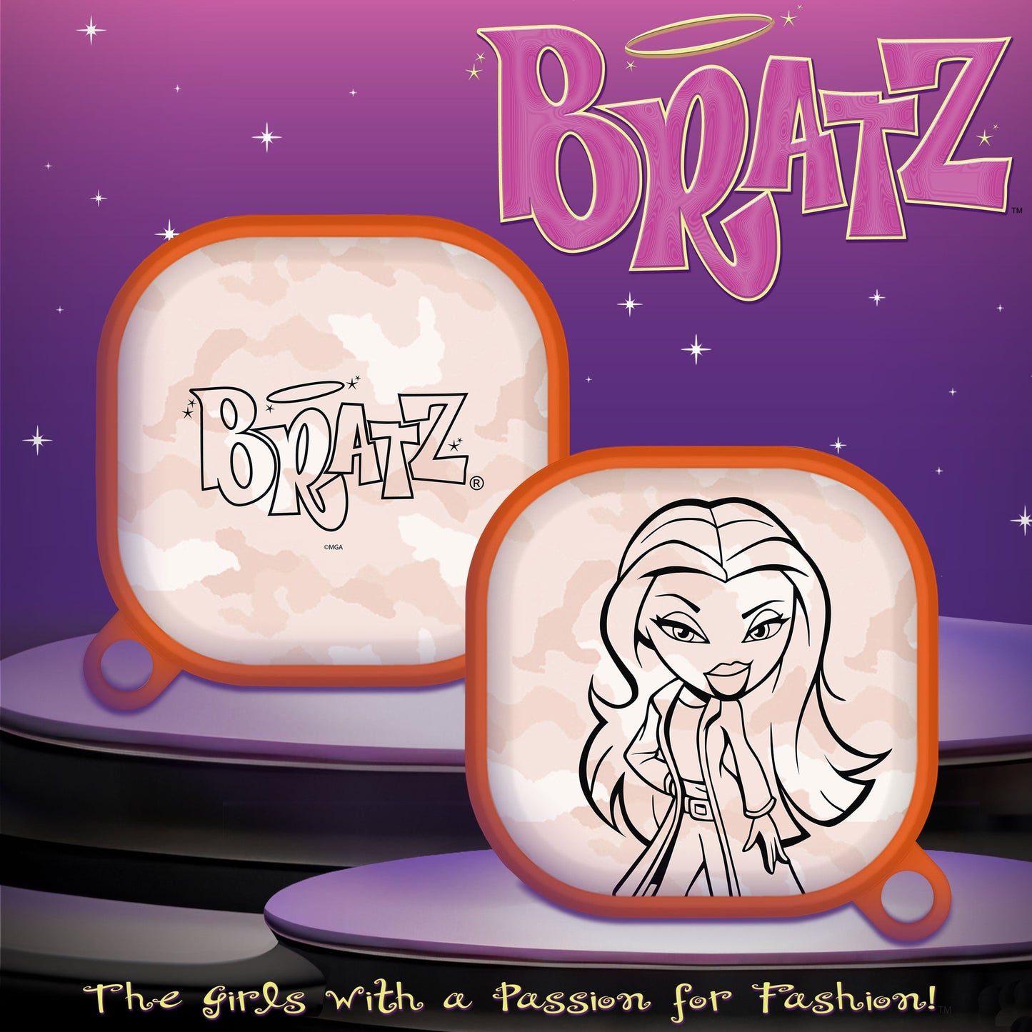 Bratz® Passion For Fashion HDX Samsung Galaxy Buds Pro & Buds Live Case Cover