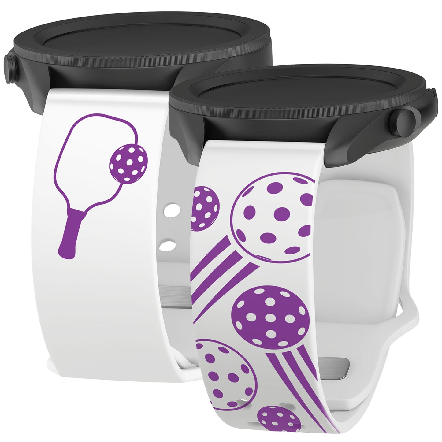 Pickleball Brights HD Watchband for Samsung, Garmin, Fossil, and More