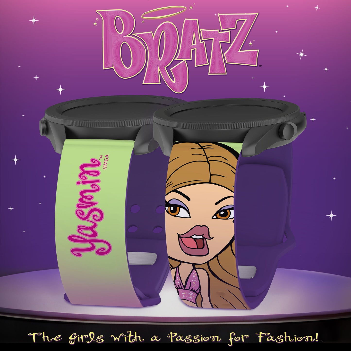 Bratz® Passion For Fashion HD Watchband for Samsung, Garmin, Fossil, and More