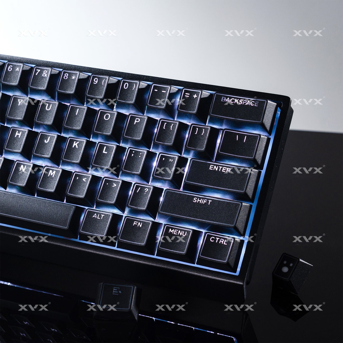 XVX PRISM Shine-Through Double shot Cherry Profile PBT Keycap Set 142-key