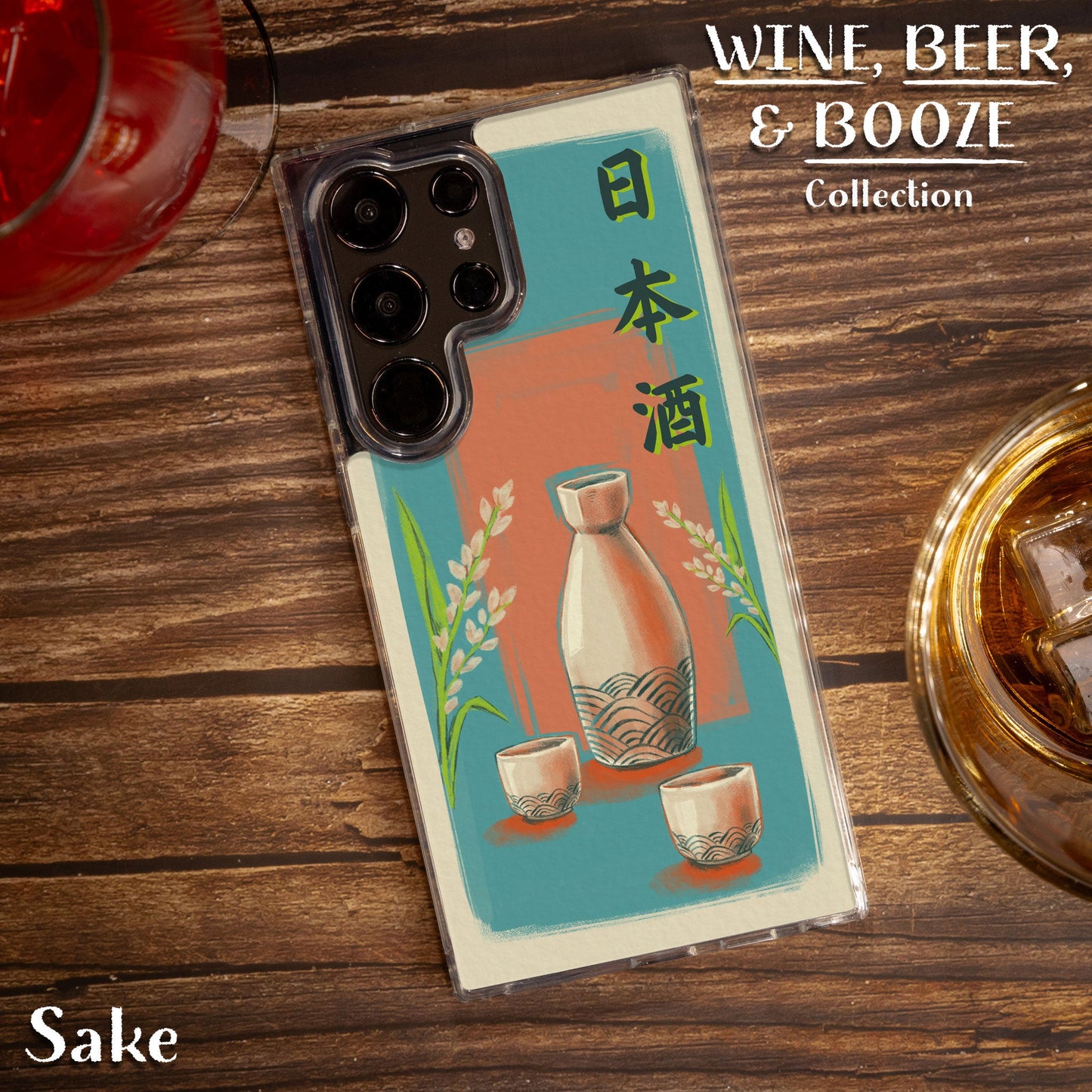 Wine, Beer, & Booze HD Samsung Galaxy S22 Phone Case