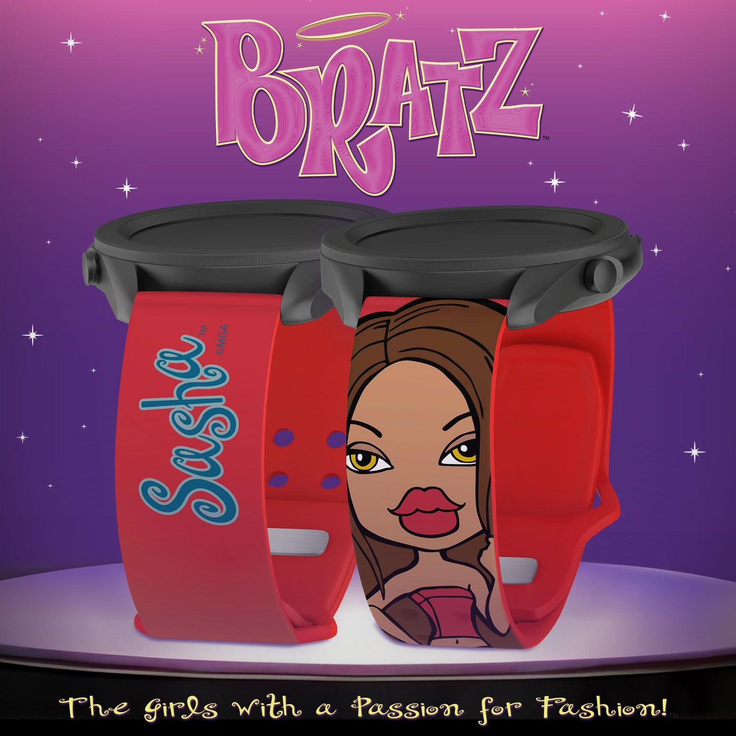 Bratz® Passion For Fashion HD Watchband for Samsung, Garmin, Fossil, and More