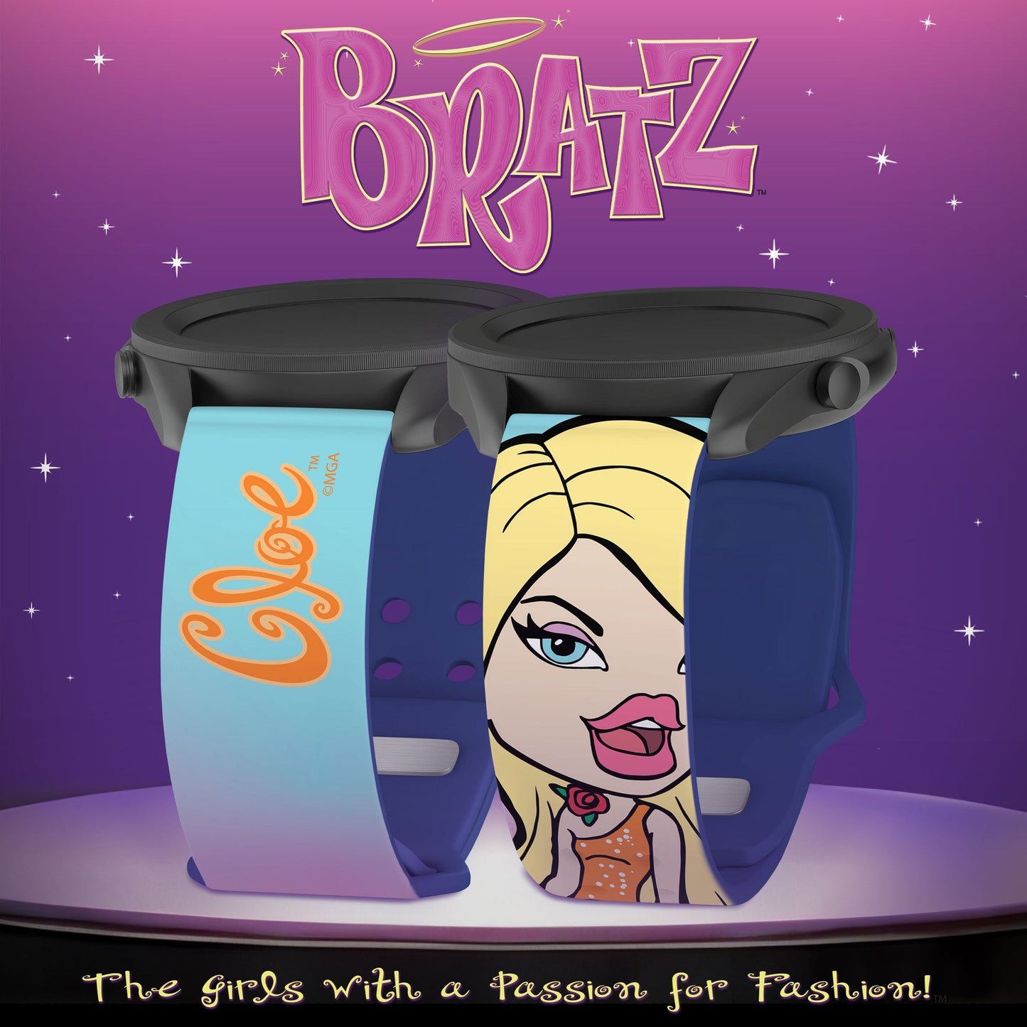Bratz® Passion For Fashion HD Watchband for Samsung, Garmin, Fossil, and More