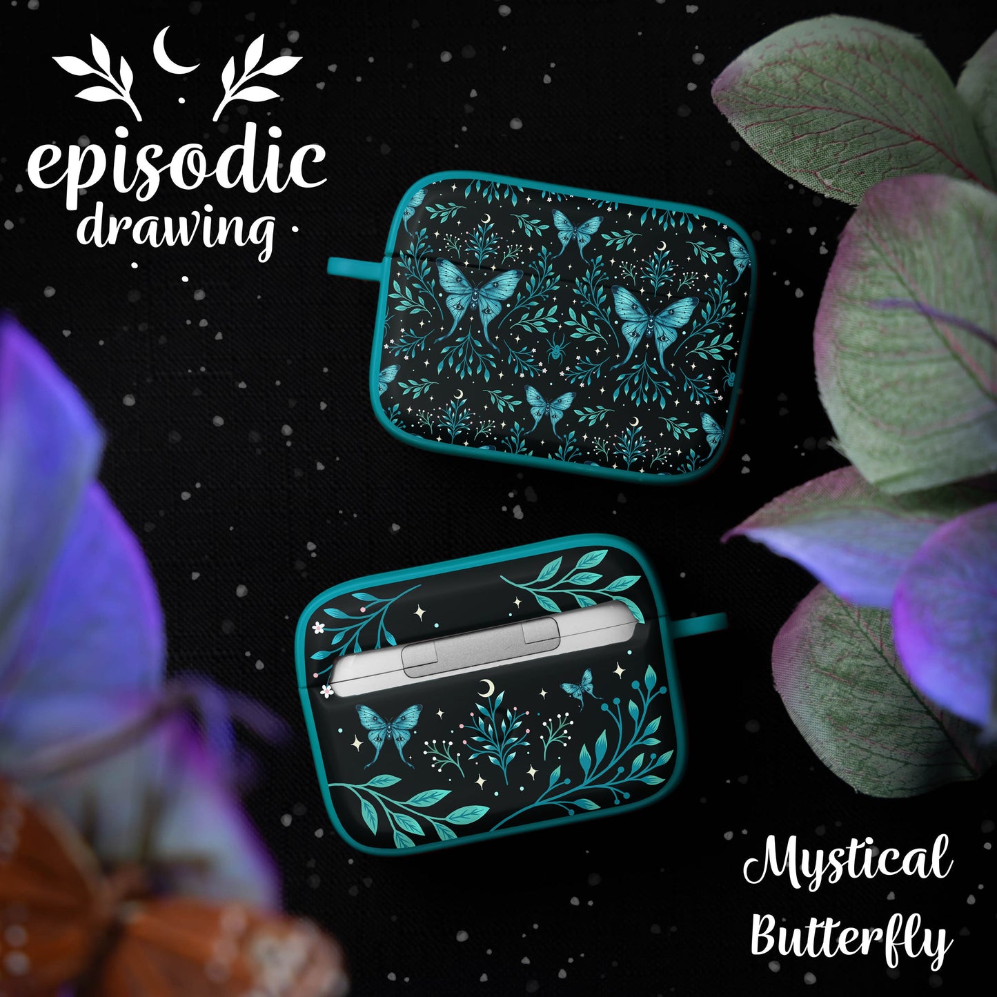 Episodic Drawing Enchanted Collection HDX Apple AirPods Pro 1 & 2 Case Cover