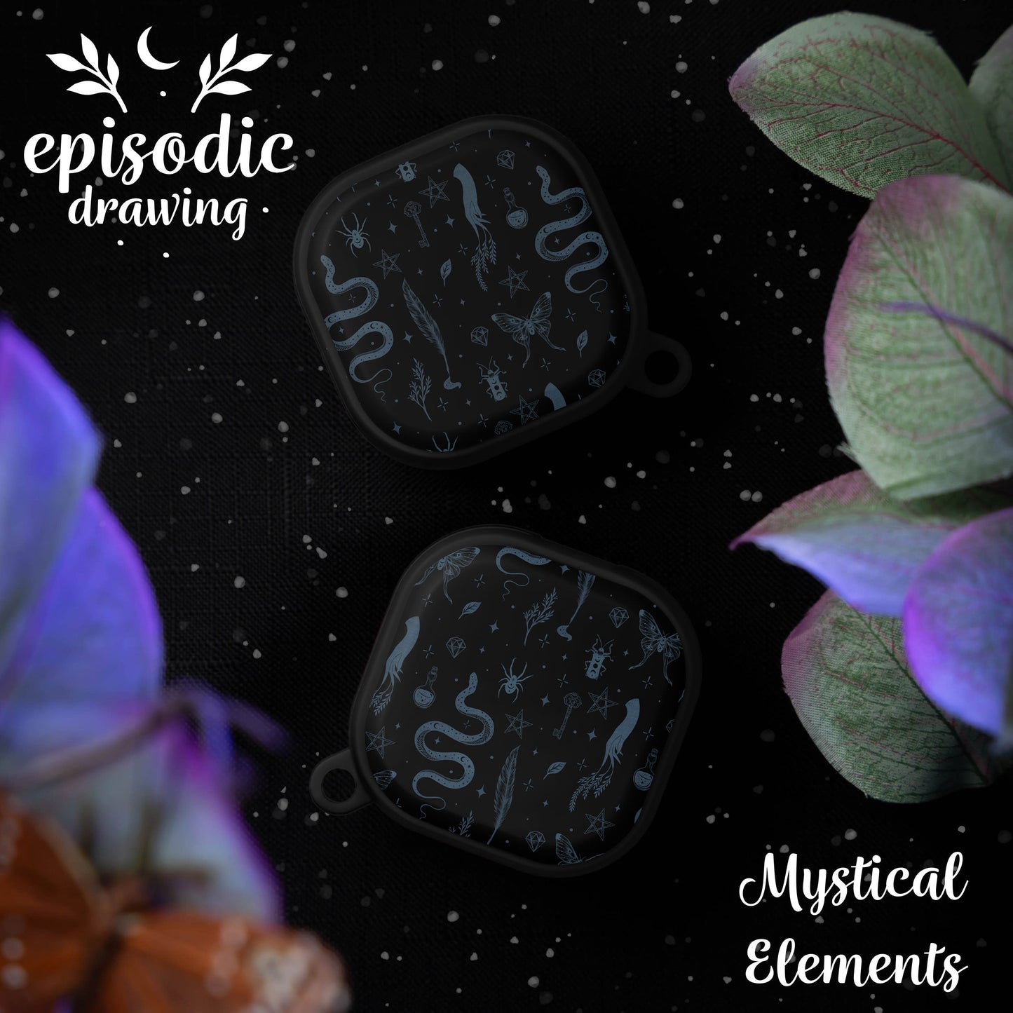 Episodic Drawing Enchanted Collection HDX Samsung Galaxy Buds Pro & Buds Live Case Cover