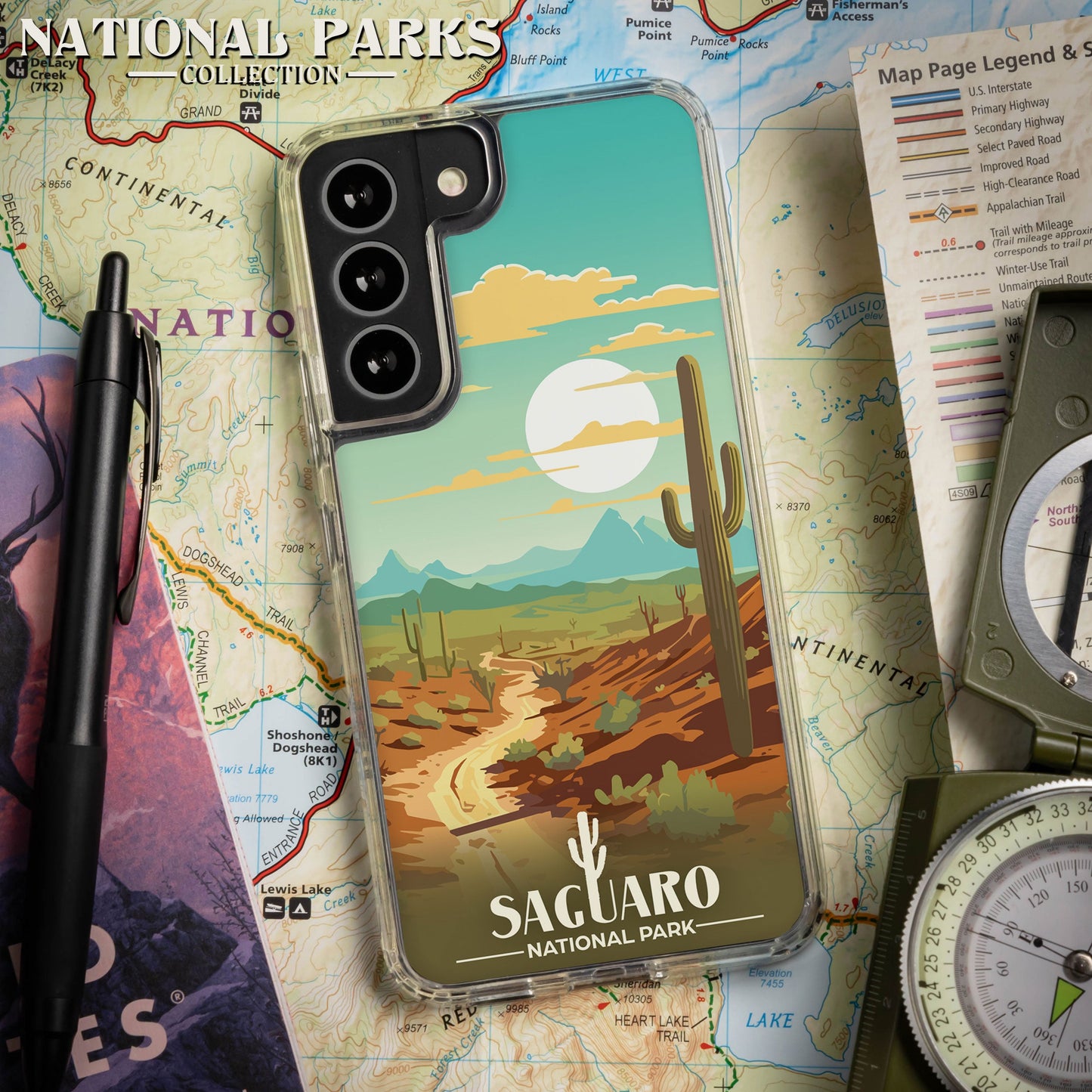 National Parks Saguaro HD Samsung Galaxy S22 Phone Case