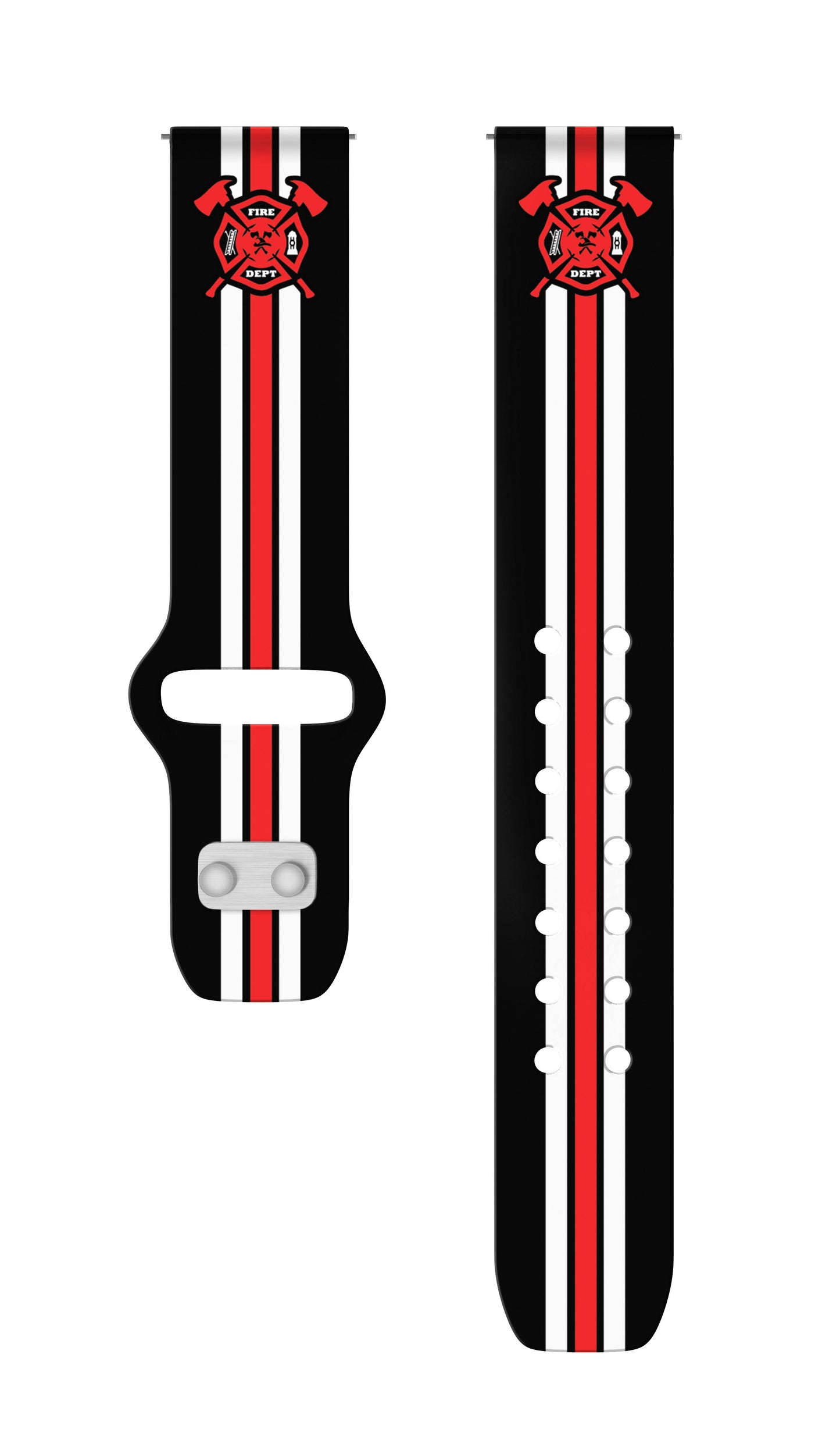 FireFighter First Responder HD Watchband for Samsung, Garmin, Fossil, and More for Samsung, Garmin, Fossil, and More