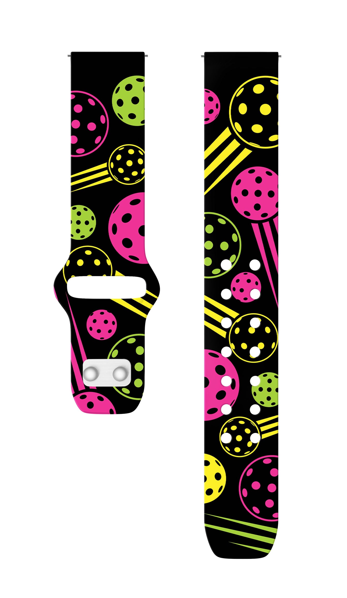 Pickleball HD Watchband for Samsung, Garmin, Fossil, and More