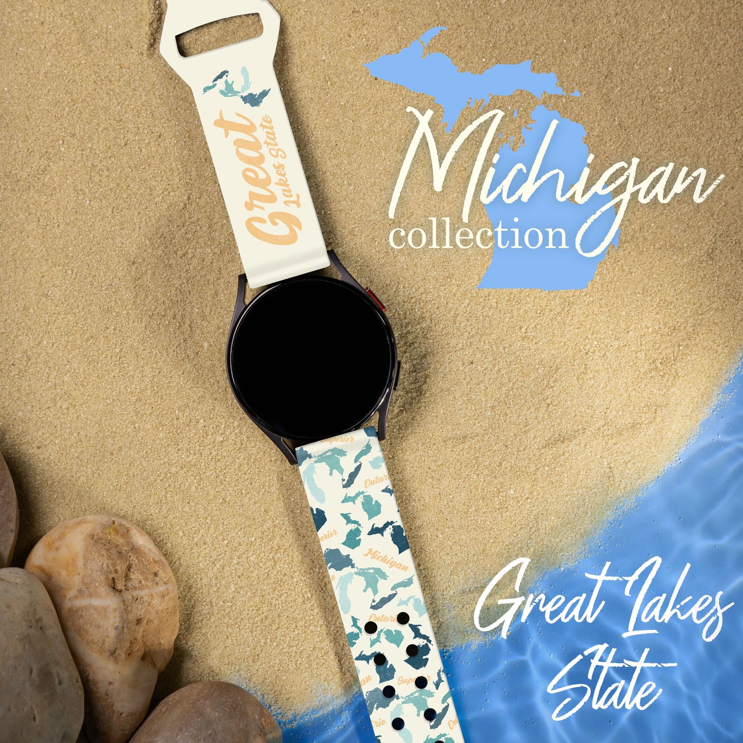 Michigan HD Watchband for Samsung, Garmin, Fossil, and More