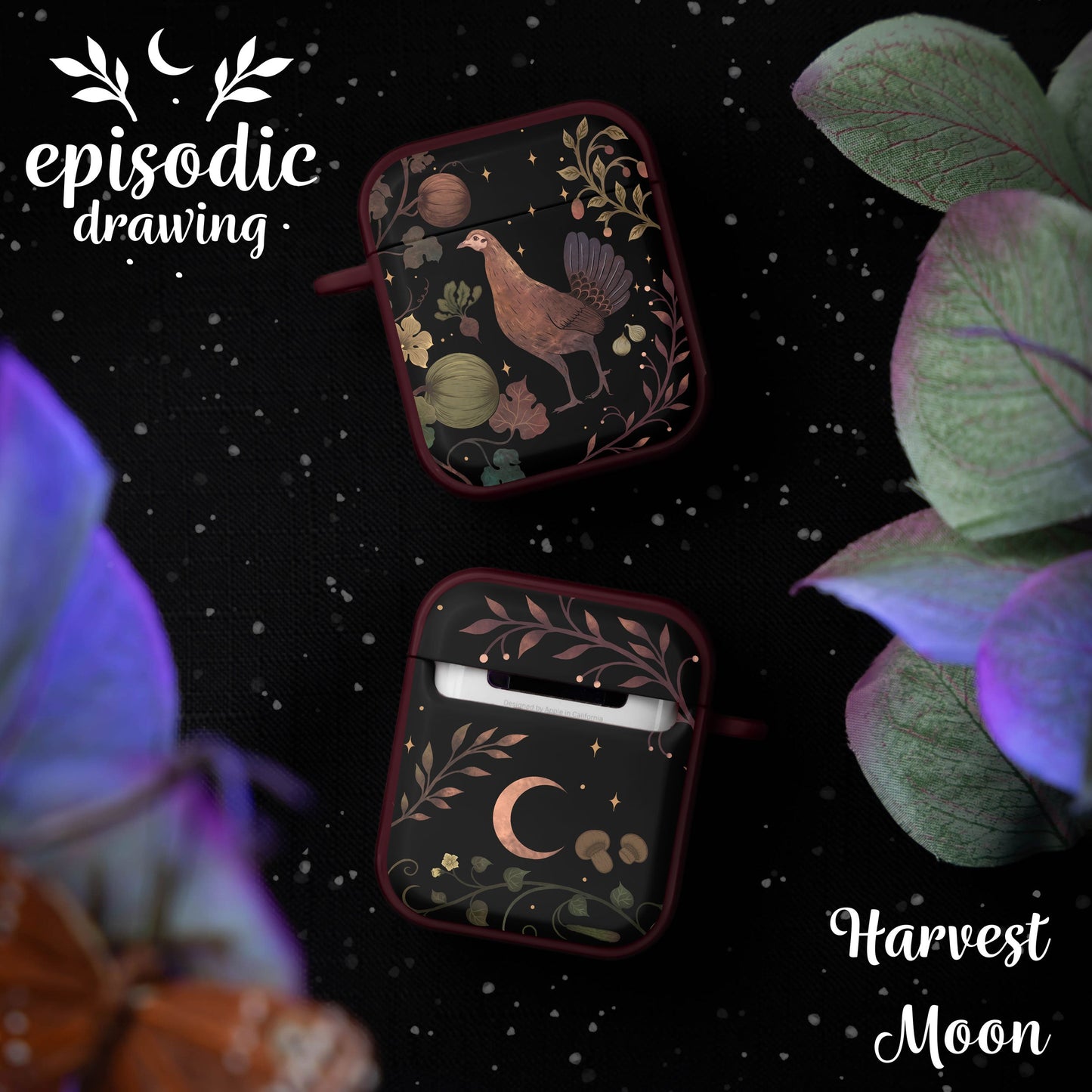 Episodic Drawing Enchanted Collection HDX Apple AirPods Gen 1 & 2 Case Cover