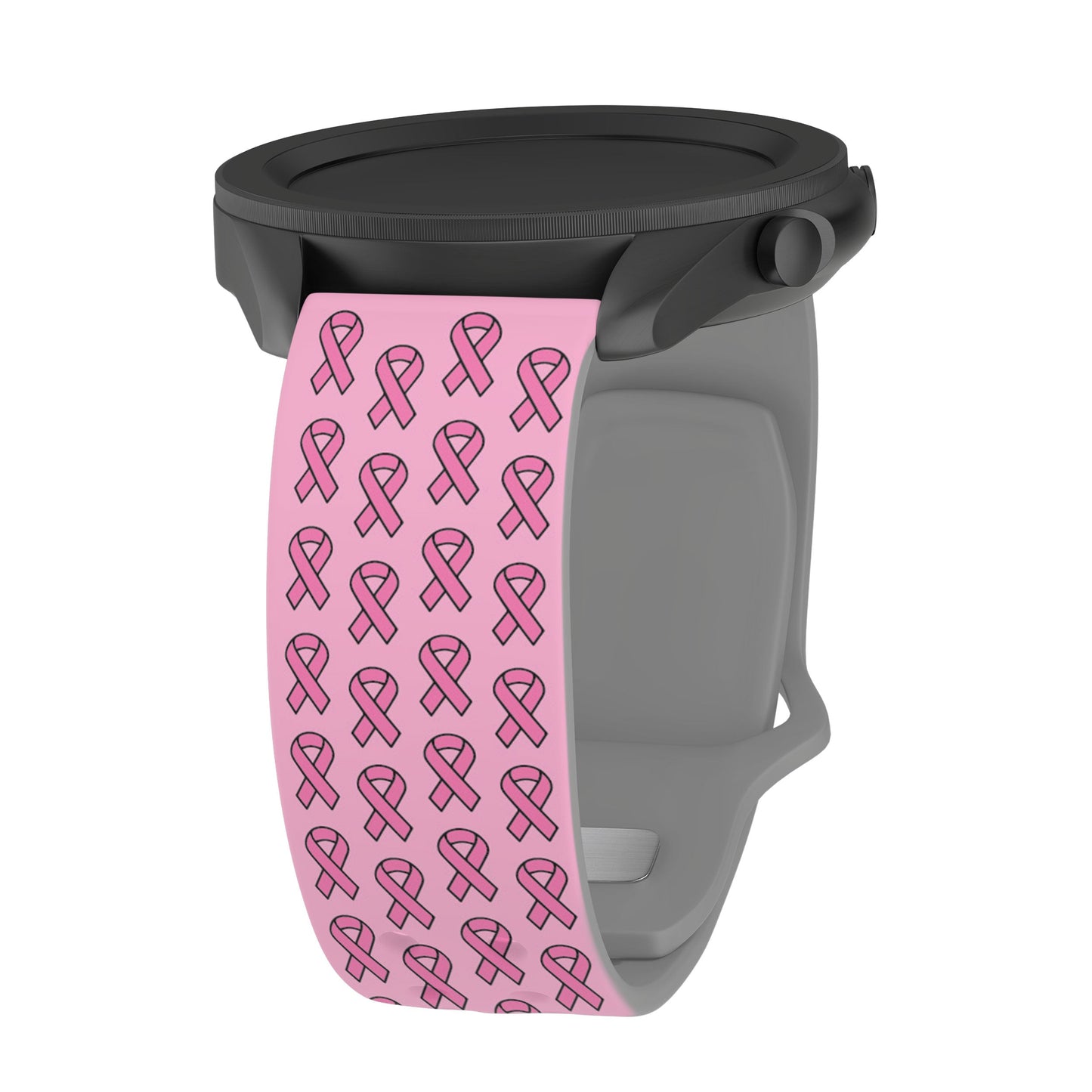 Breast Cancer Awareness HD Watchband for Samsung, Garmin, Fossil, and More