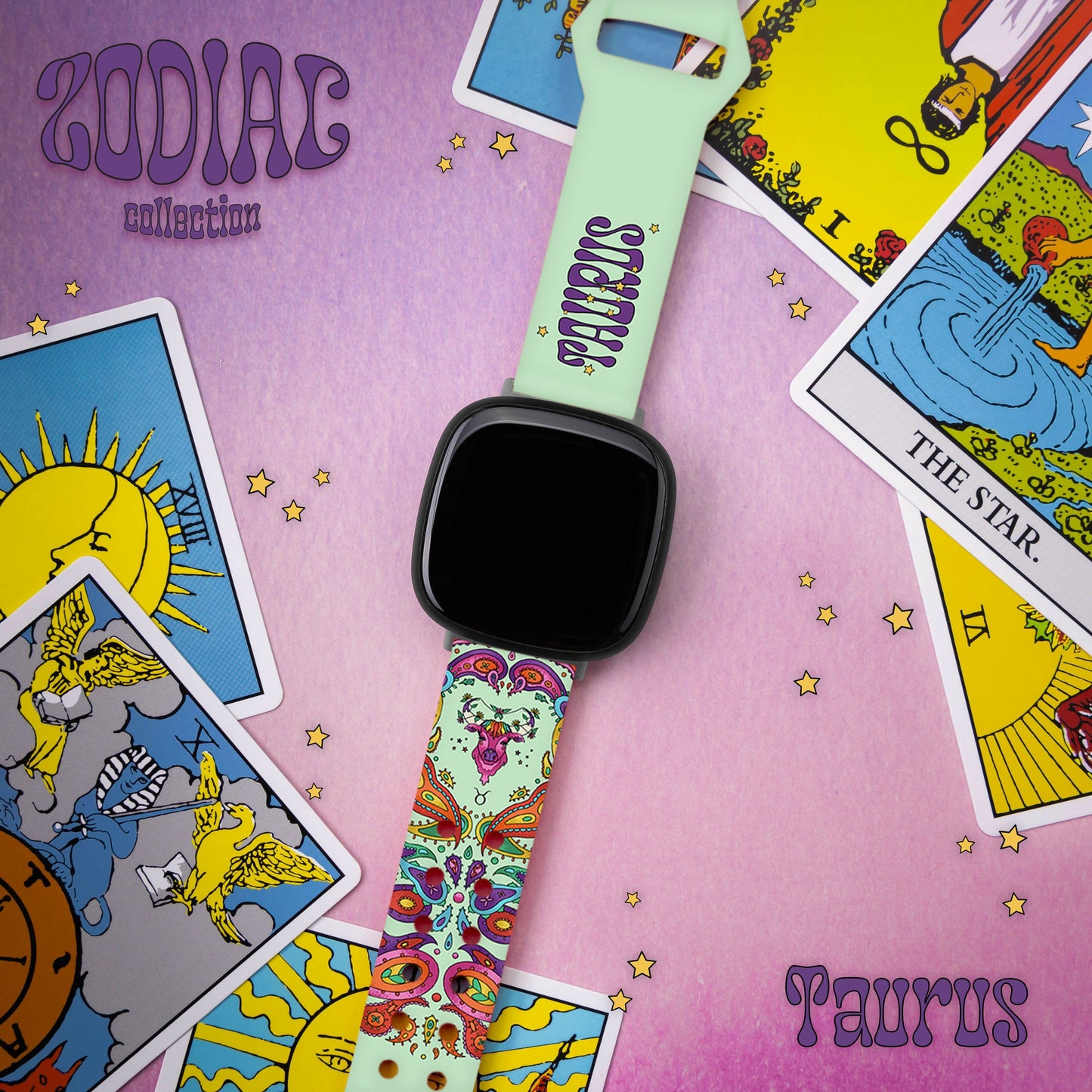 Zodiac Collection HD Fitbit Versa 3 & Sense 1 Watch Band