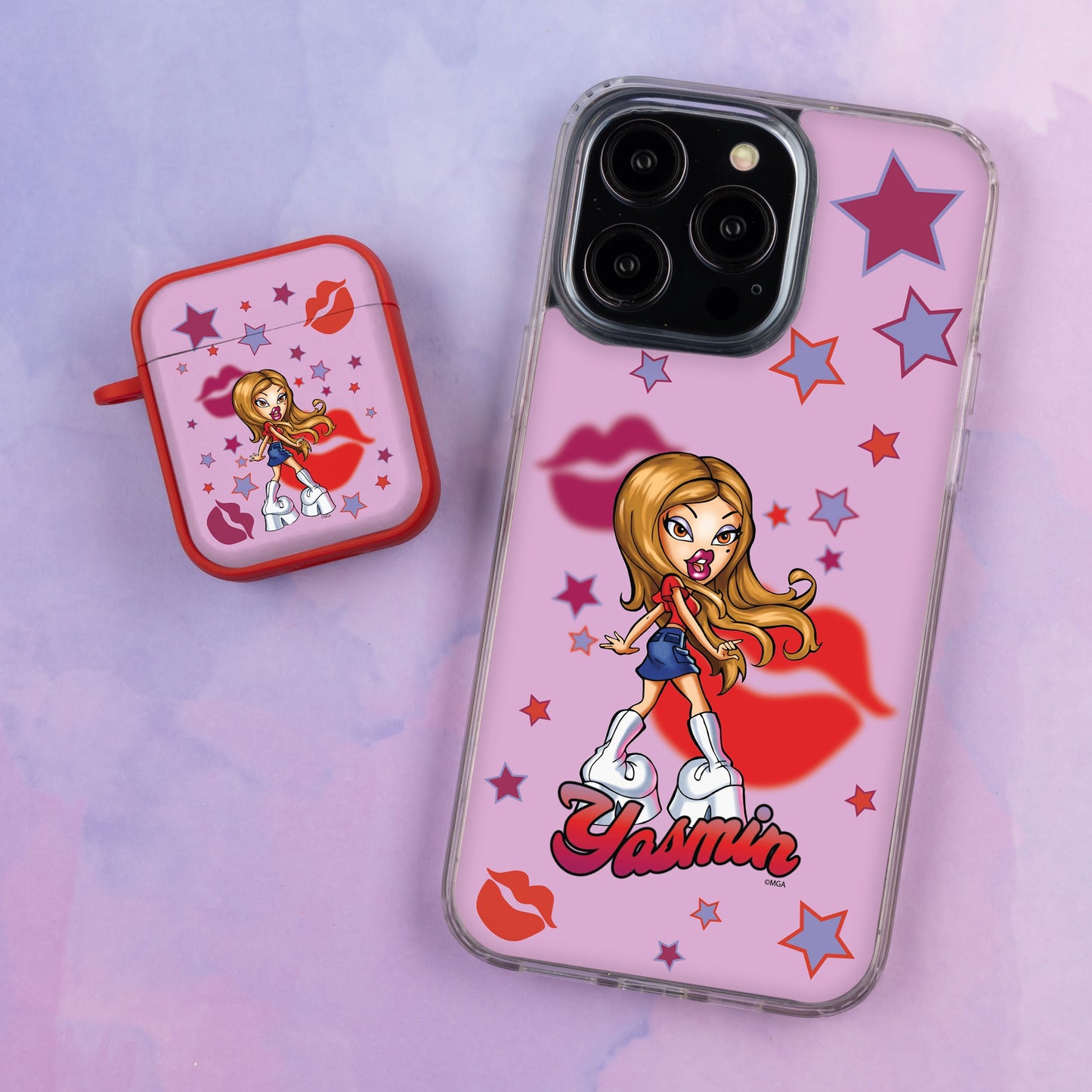 Bratz® Passion For Fashion HD Apple iPhone 12 Mag-Safe Phone Case and AirPods Gen 1 & 2 Combo Package