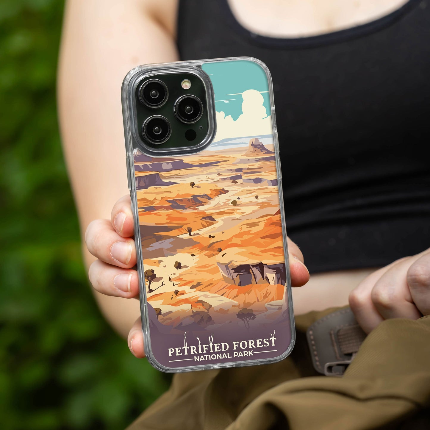 National Parks Petrified Forest HD Apple iPhone 12 Series Mag-Safe Phone Case