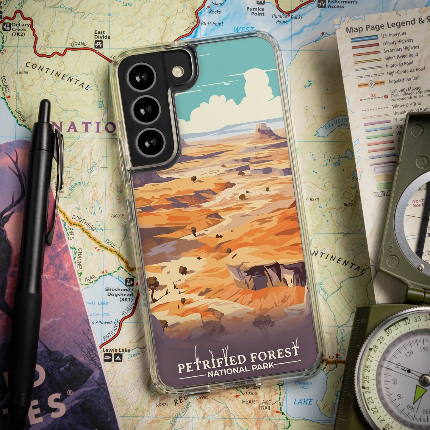 National Parks Petrified Forest HD Samsung Galaxy S24 Phone Case