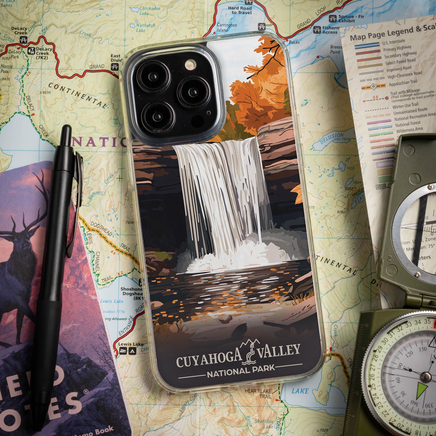 National Parks Cuyahoga Valley HD Apple iPhone 15 Series Mag-Safe Phone Case