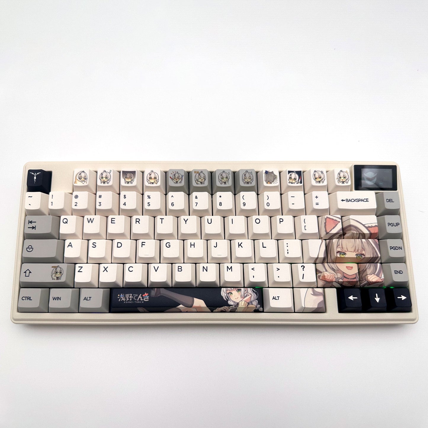 XVX Asano Touch Cherry Profile 5-sided Dye-Sub PBT Keycap Set (167-Key)