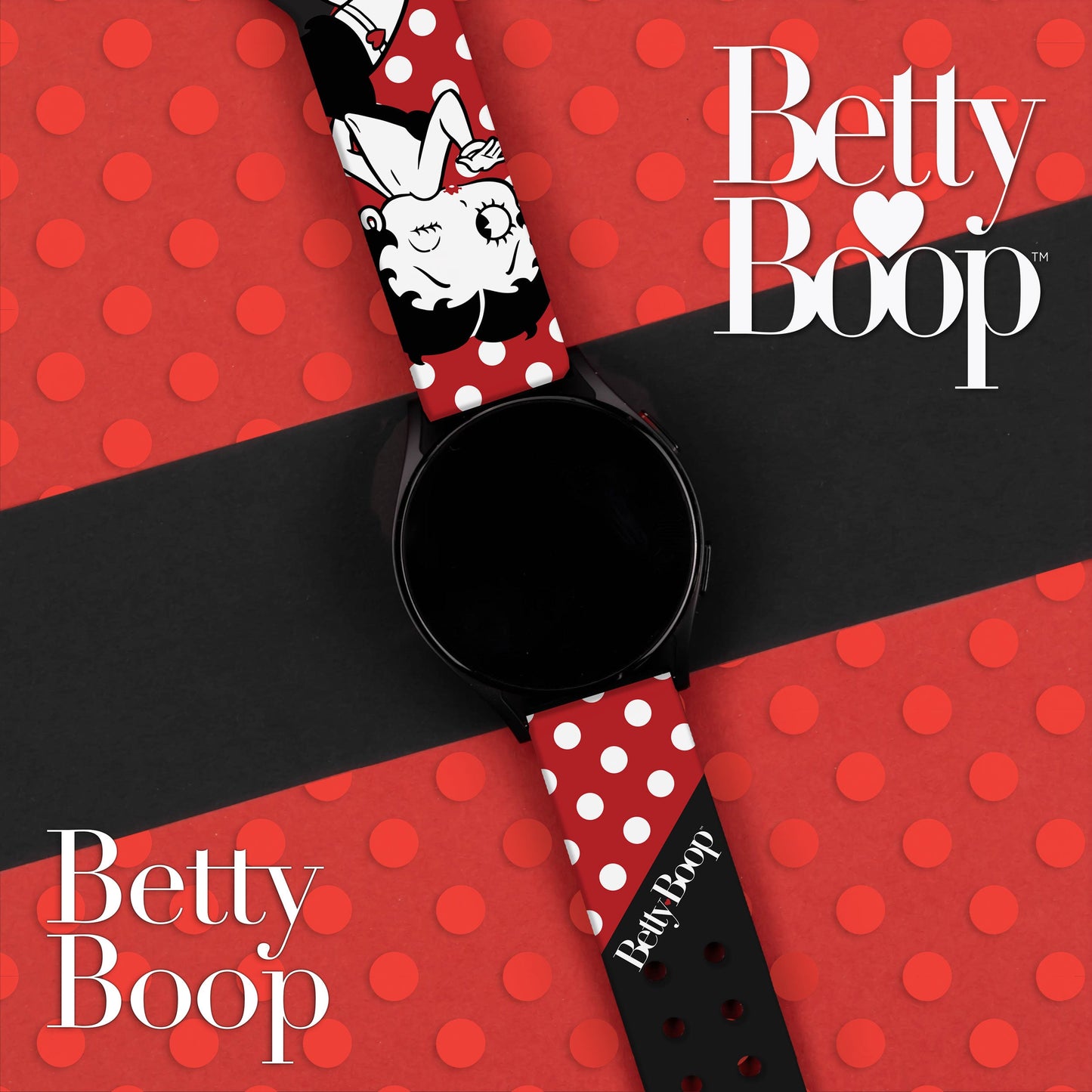 Betty Boop Classic HD Watchband for Samsung, Garmin, Fossil, and More