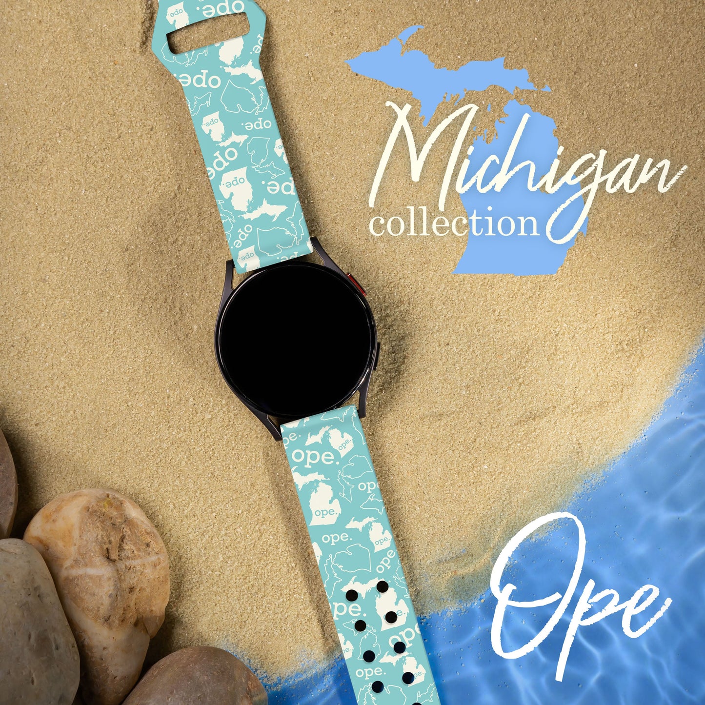 Michigan HD Watchband for Samsung, Garmin, Fossil, and More