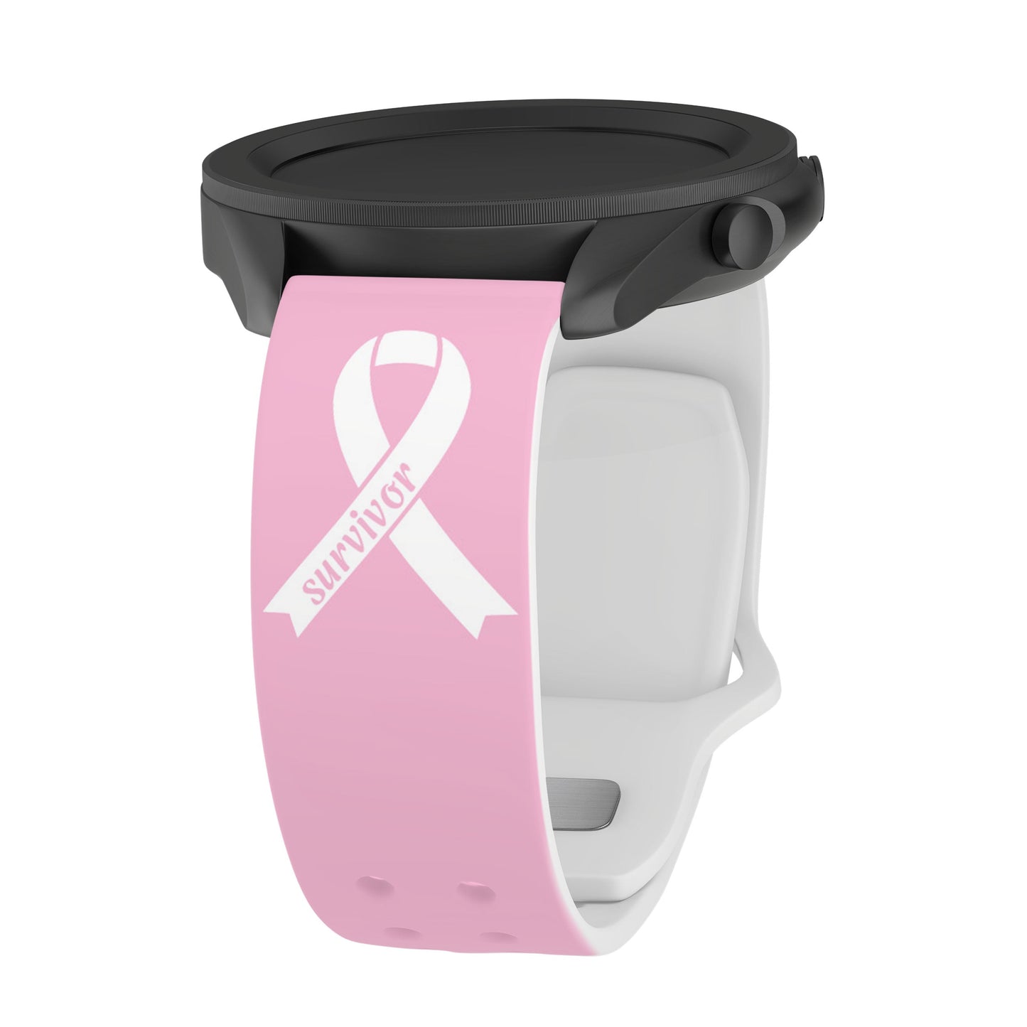 Breast Cancer Awareness HD Watchband for Samsung, Garmin, Fossil, and More