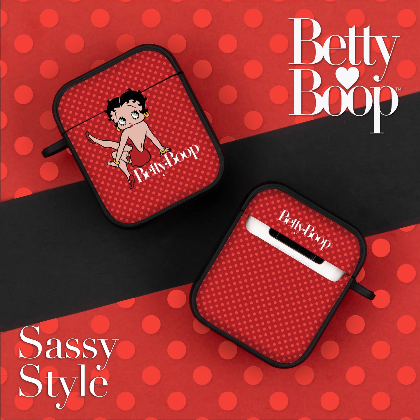 Betty Boop Classic HDX Apple AirPods Gen 1 & 2 Case Cover