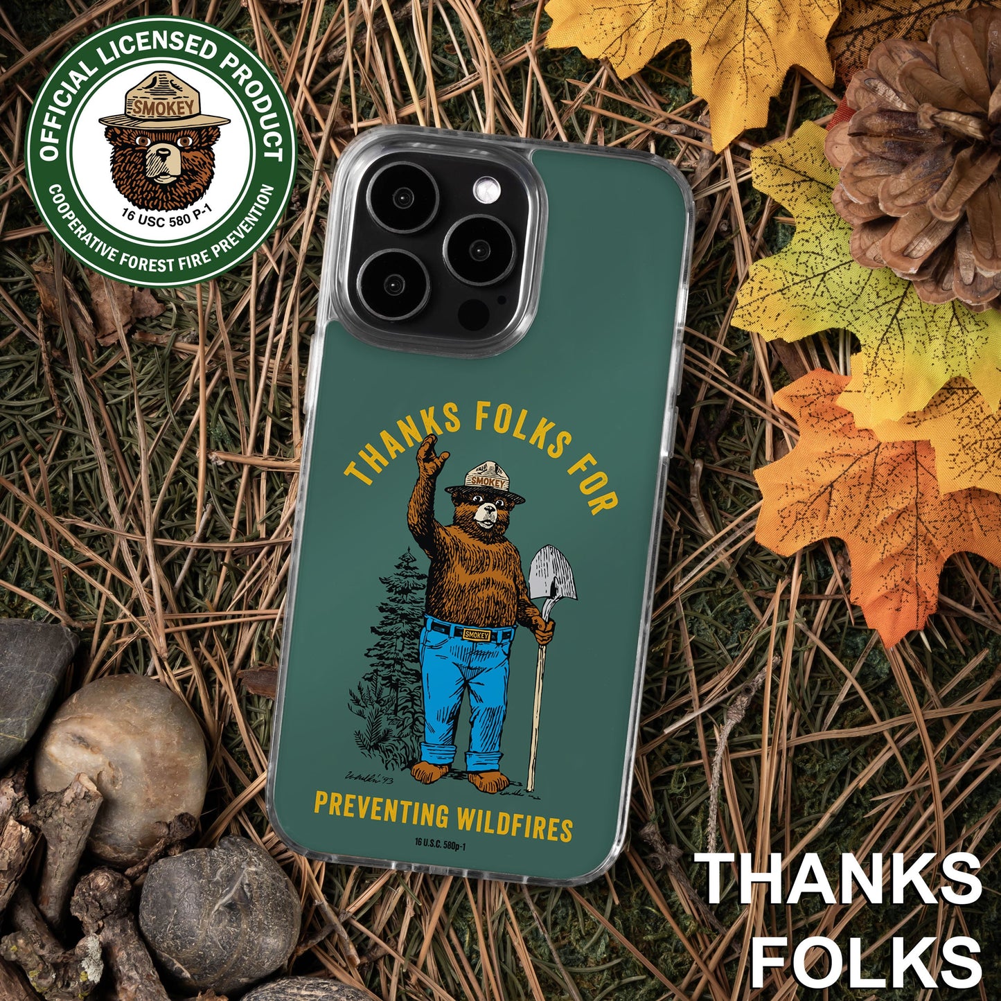 Smokey Bear Classic HD Apple iPhone 11 Series Phone Case