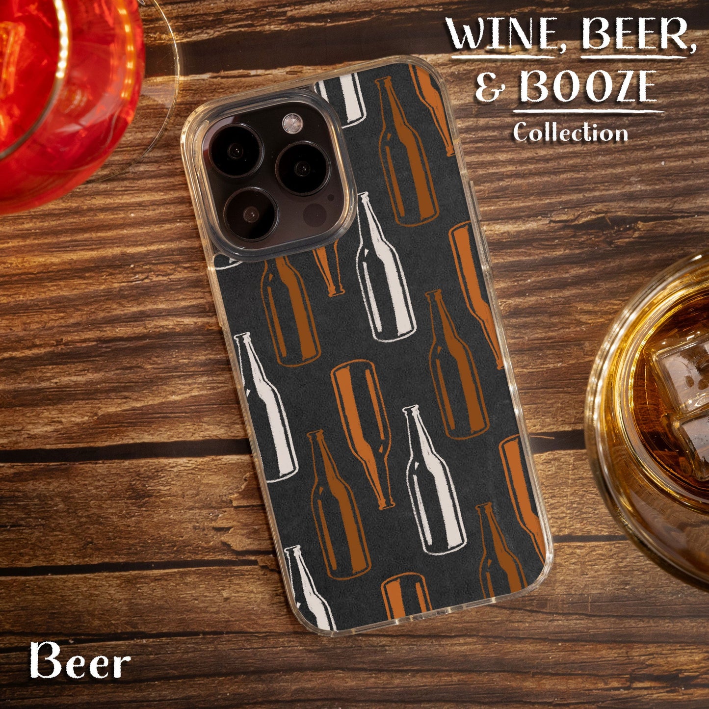 Wine, Beer, & Booze HD Apple iPhone 13 Series Mag-Safe Phone Case