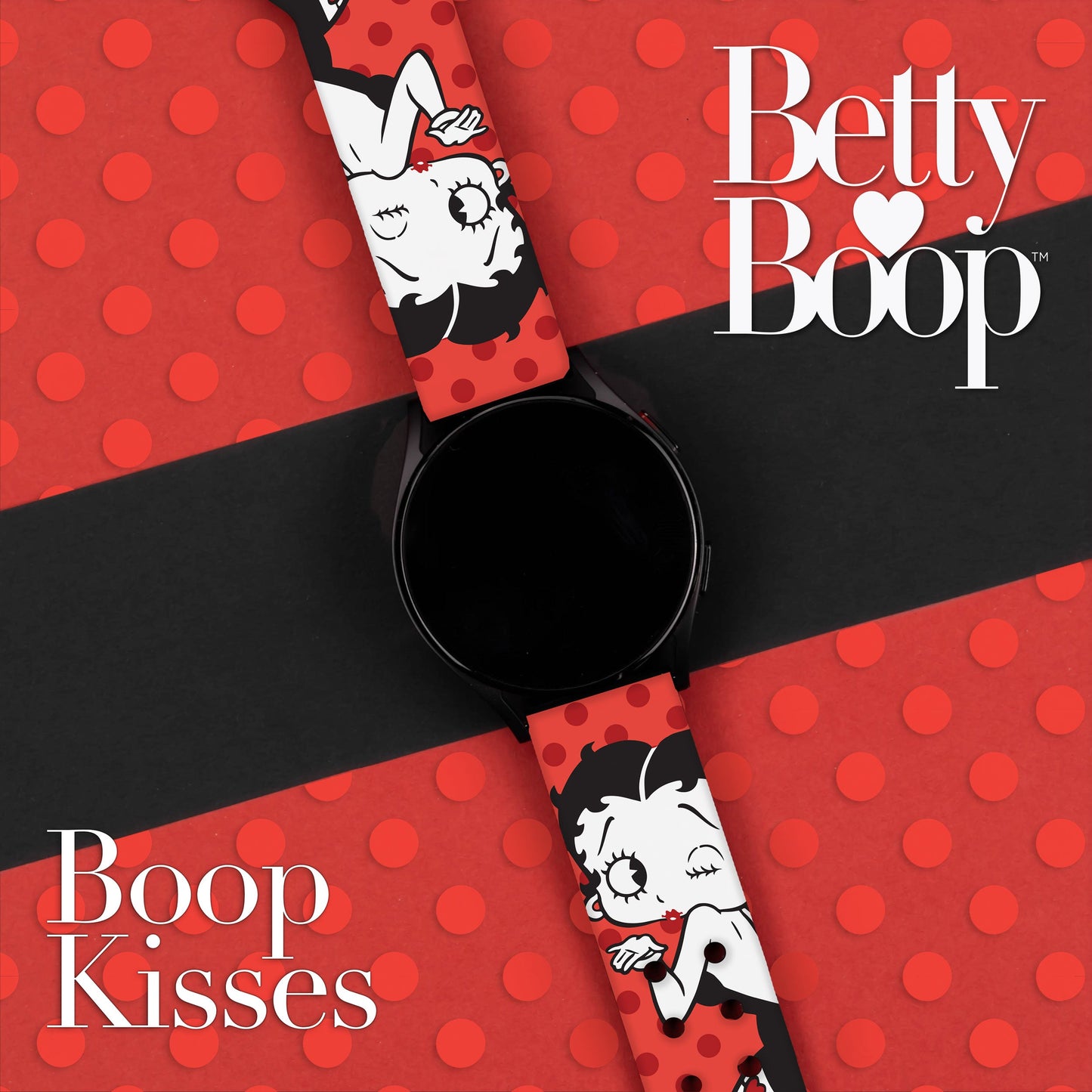 Betty Boop Classic HD Watchband for Samsung, Garmin, Fossil, and More