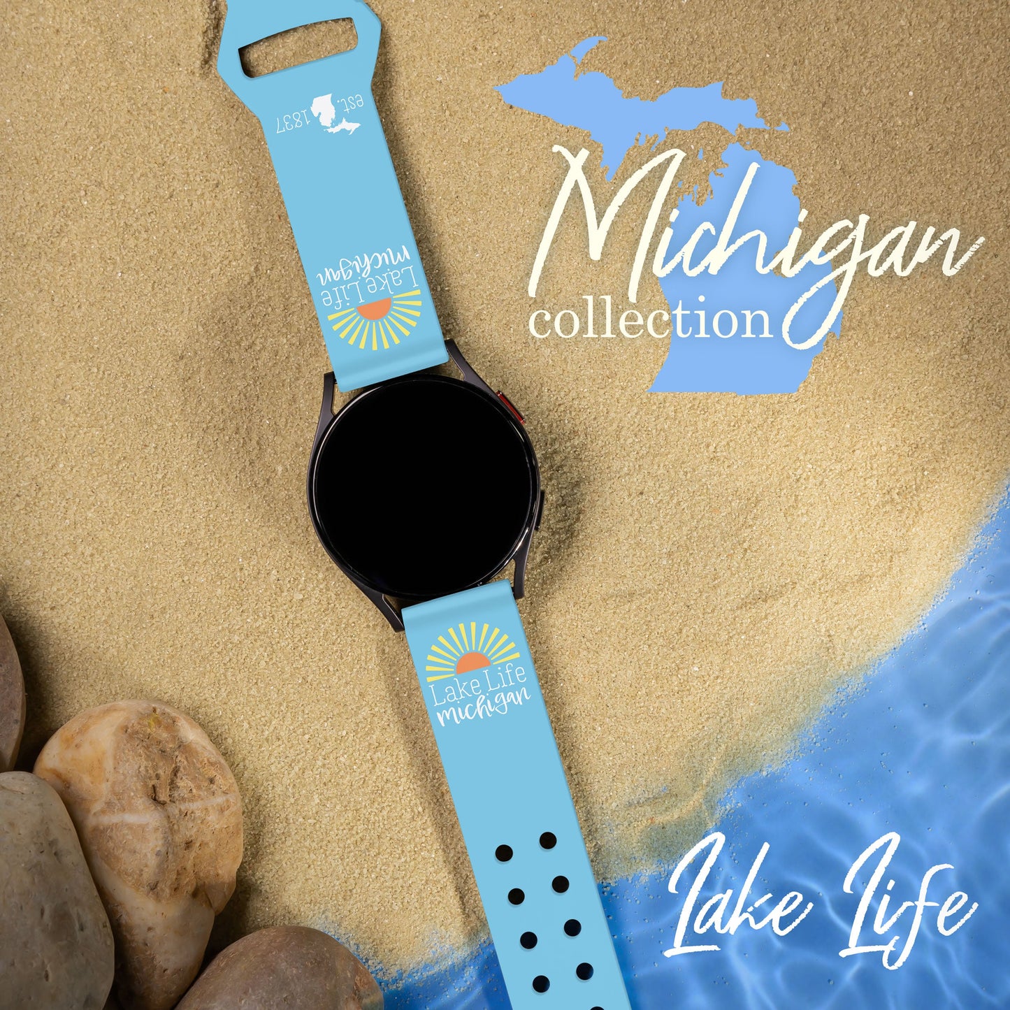 Michigan HD Watchband for Samsung, Garmin, Fossil, and More