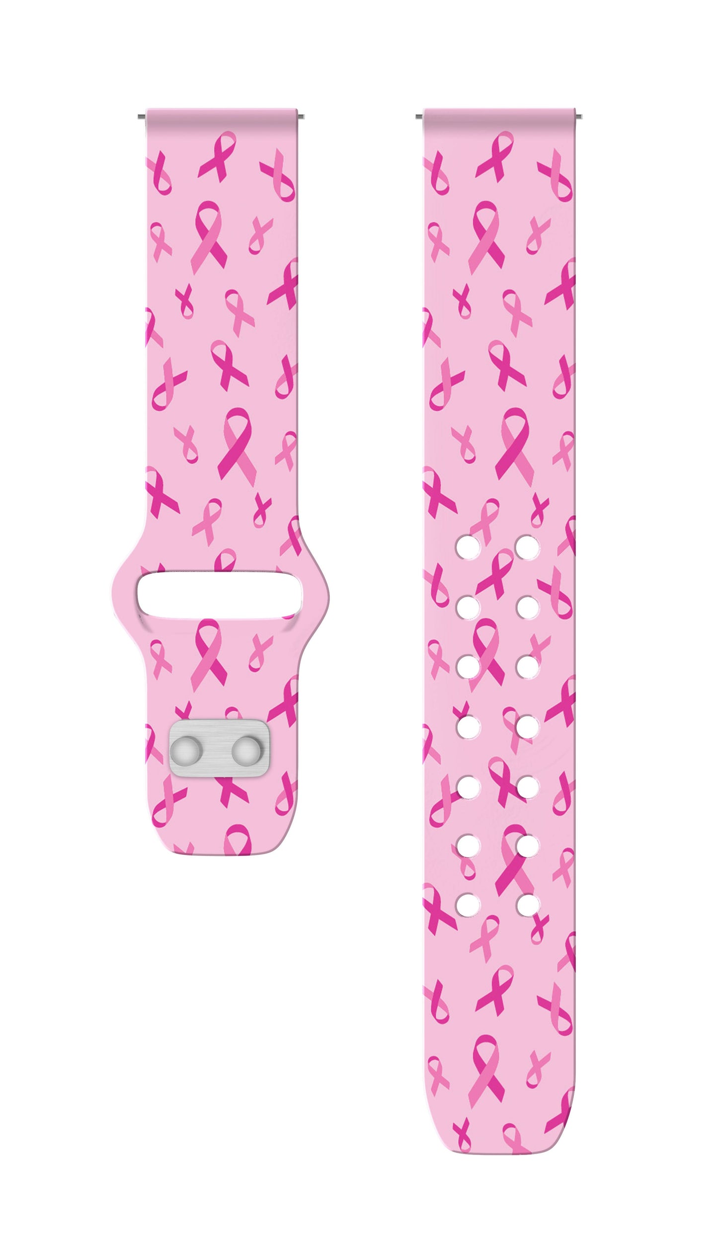 Breast Cancer Awareness HD Watchband for Samsung, Garmin, Fossil, and More