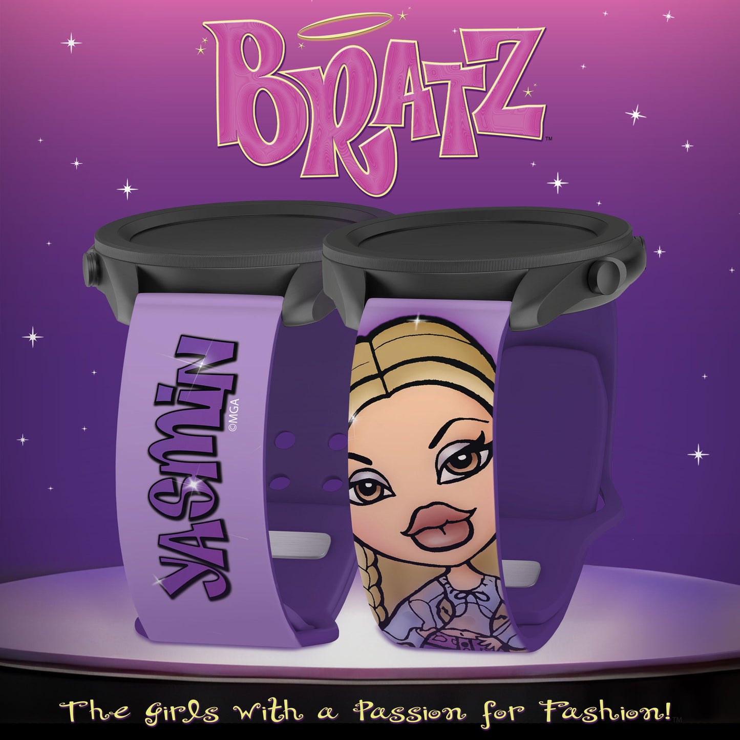 Bratz® Passion For Fashion HD Watchband for Samsung, Garmin, Fossil, and More