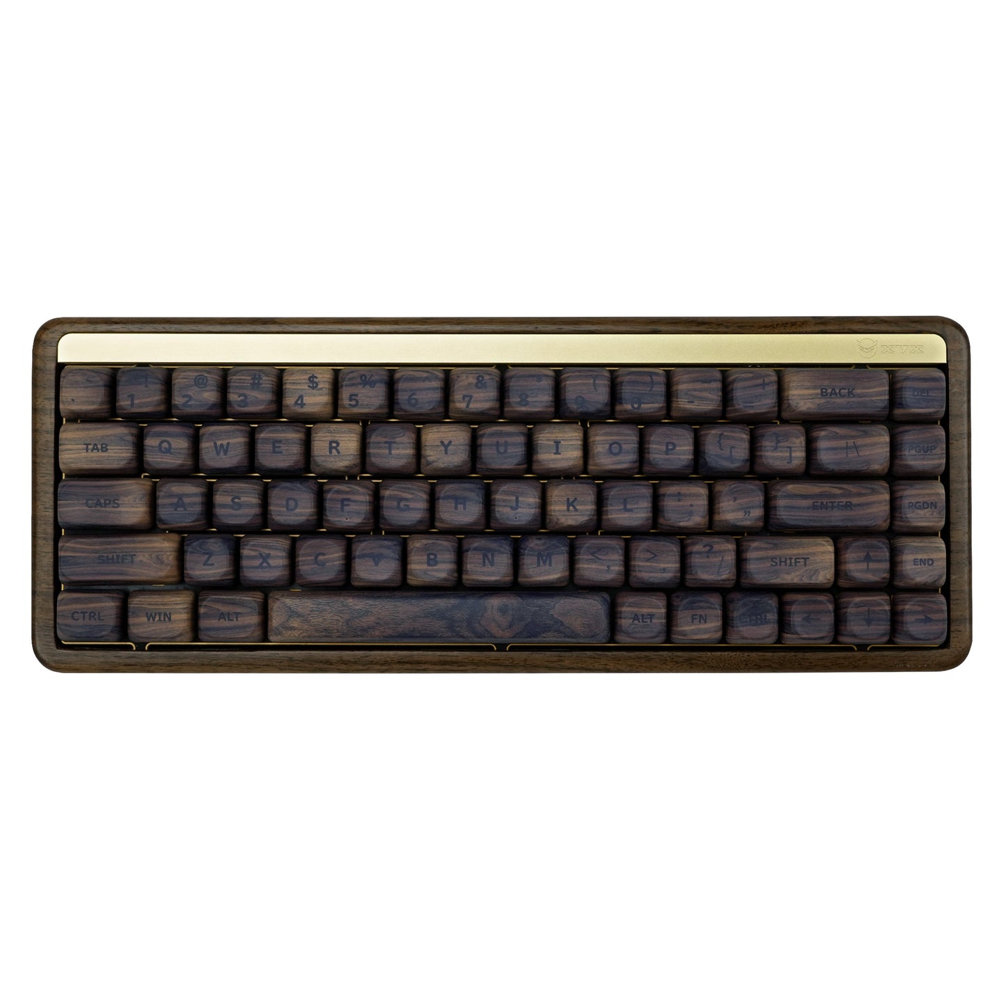 XVX Walnut Texturer MOA Profile Dye-Sub PBT Keycap Set 130-Key