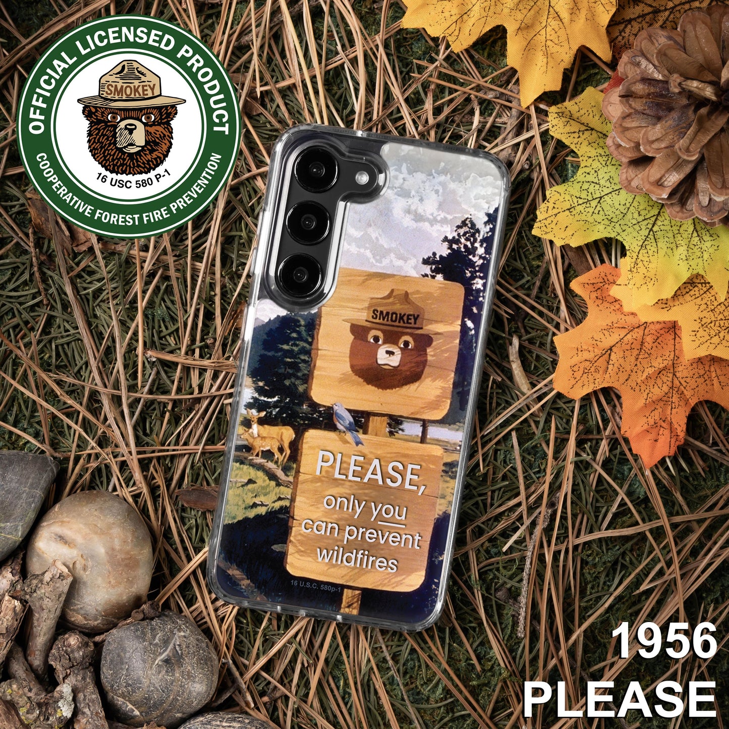 Smokey Bear Classic HD Samsung Galaxy S22 Phone Case