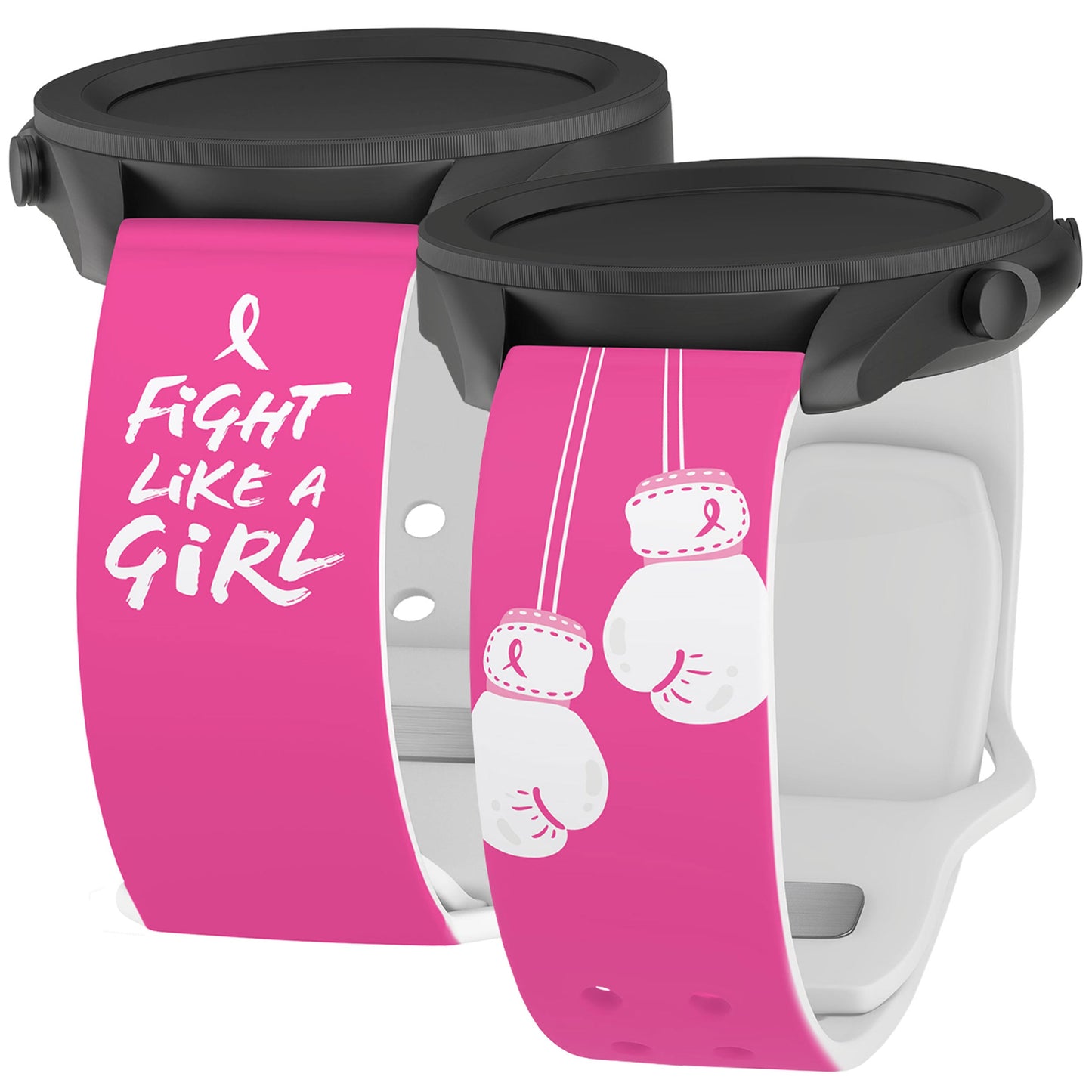 Breast Cancer Awareness HD Watchband for Samsung, Garmin, Fossil, and More