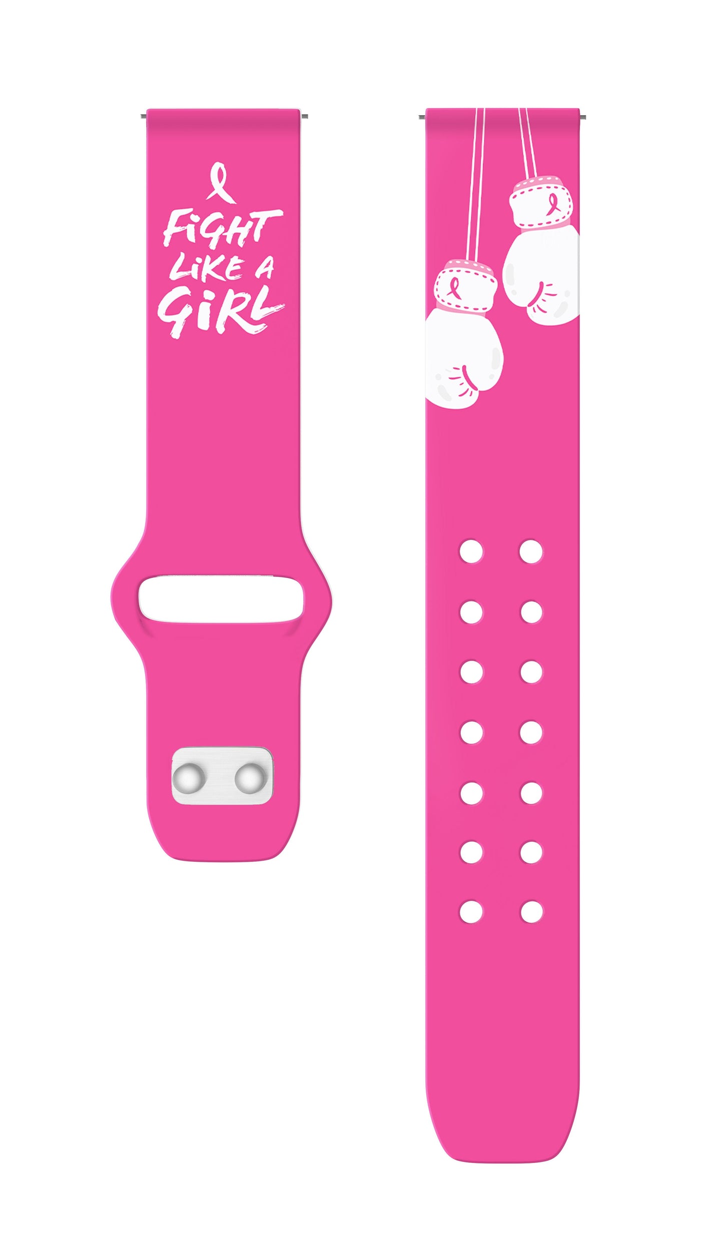 Breast Cancer Awareness HD Watchband for Samsung, Garmin, Fossil, and More