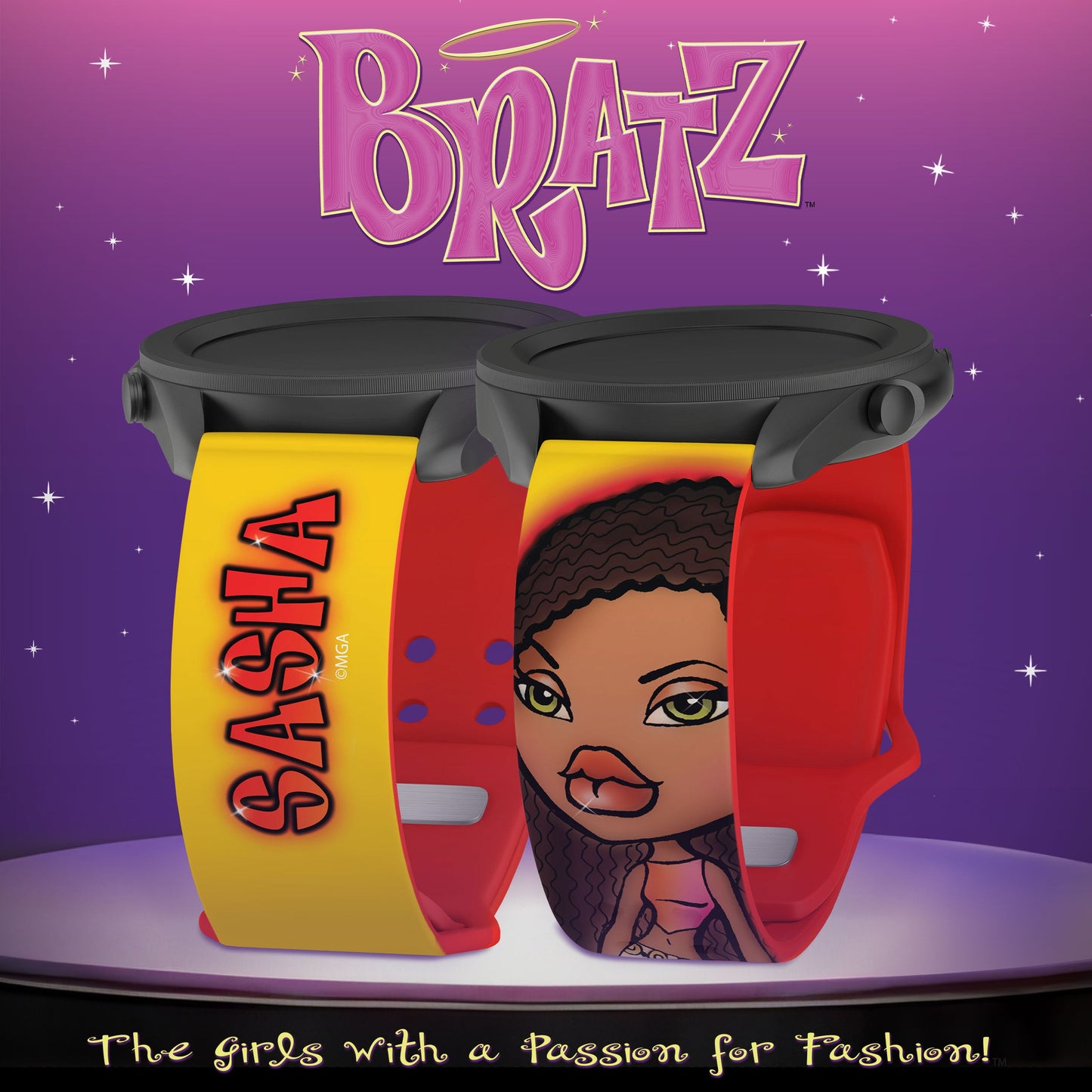Bratz® Passion For Fashion HD Watchband for Samsung, Garmin, Fossil, and More