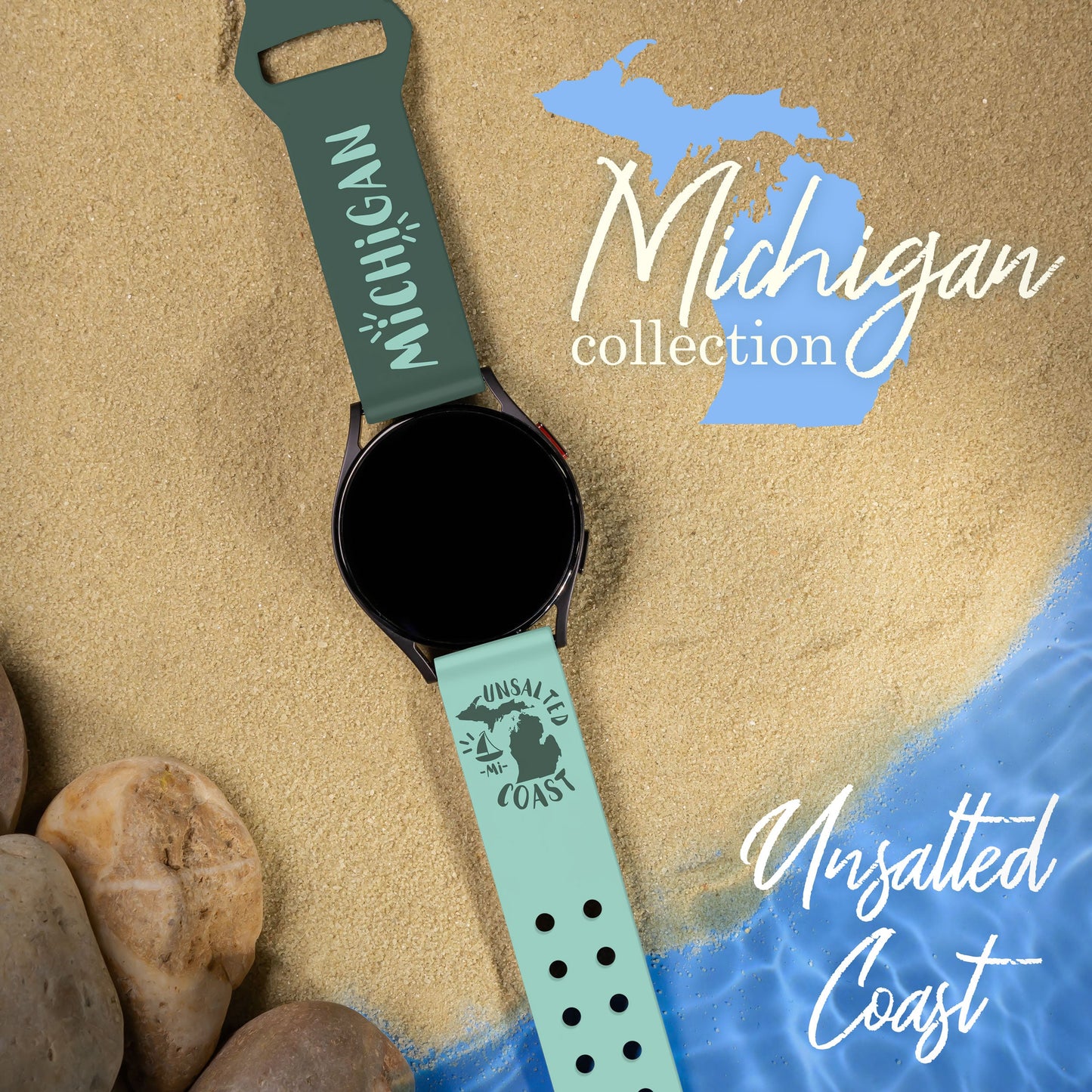Michigan HD Watchband for Samsung, Garmin, Fossil, and More