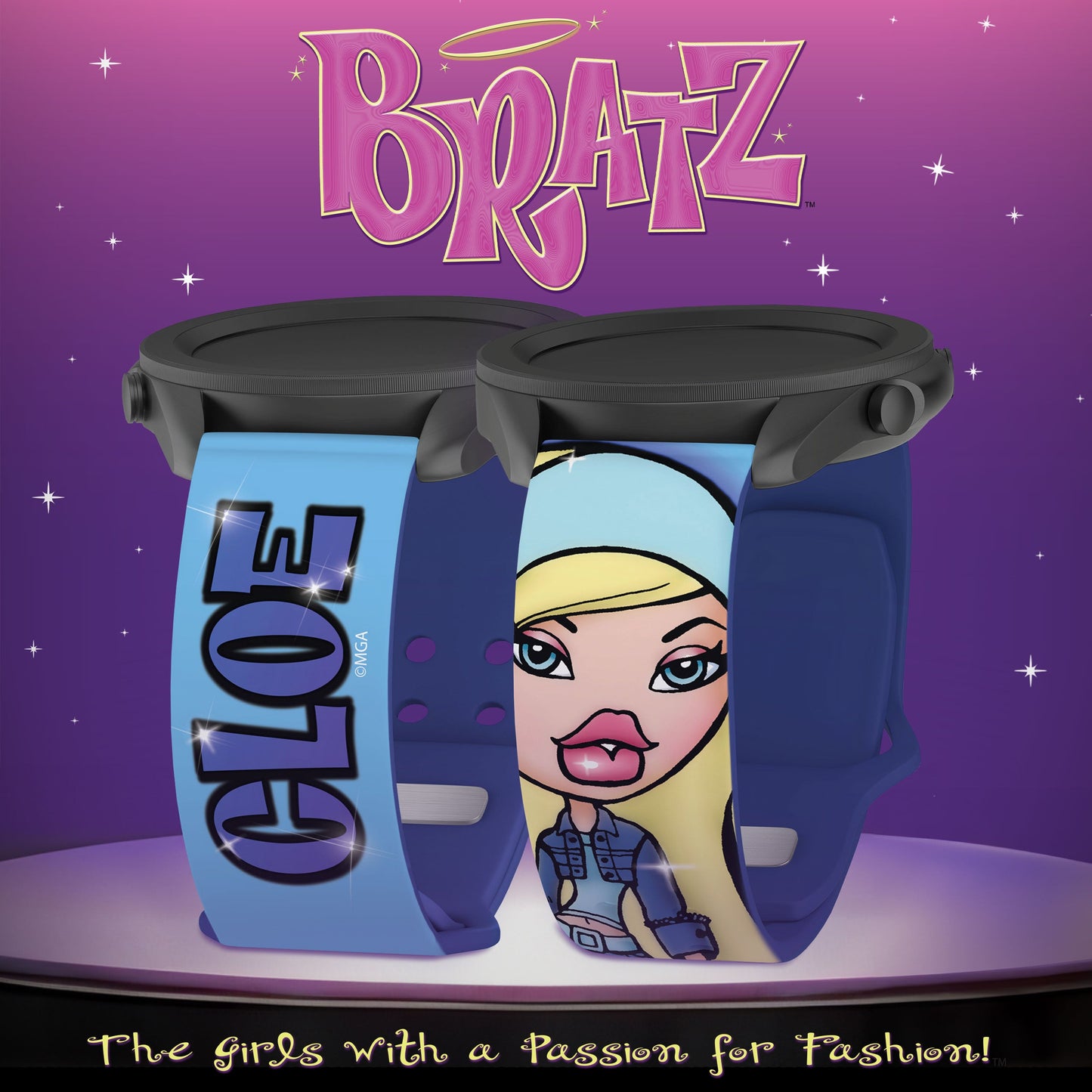 Bratz® Passion For Fashion HD Watchband for Samsung, Garmin, Fossil, and More