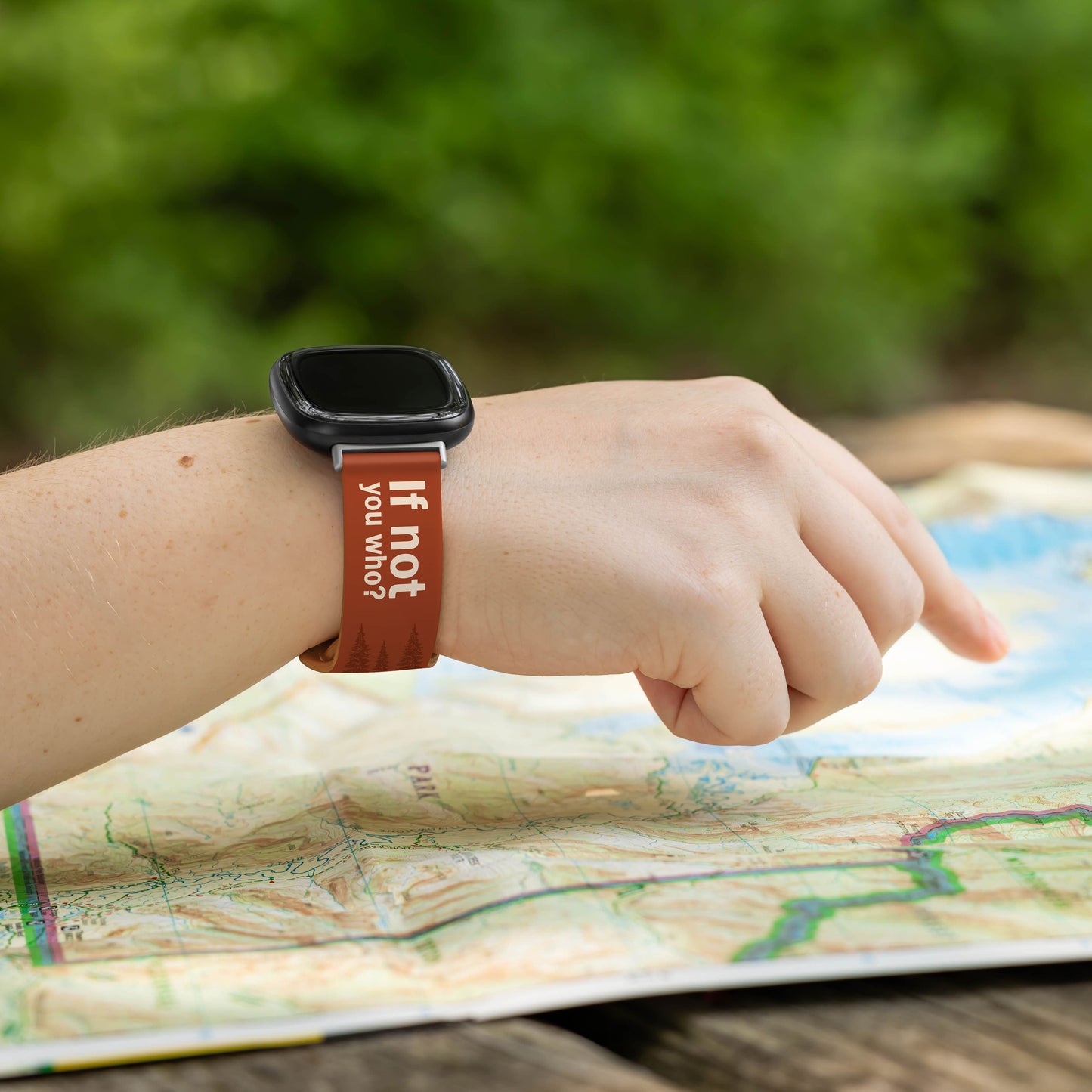 Smokey Bear Classic HD Fitbit Versa 3 & Sense Watch Band