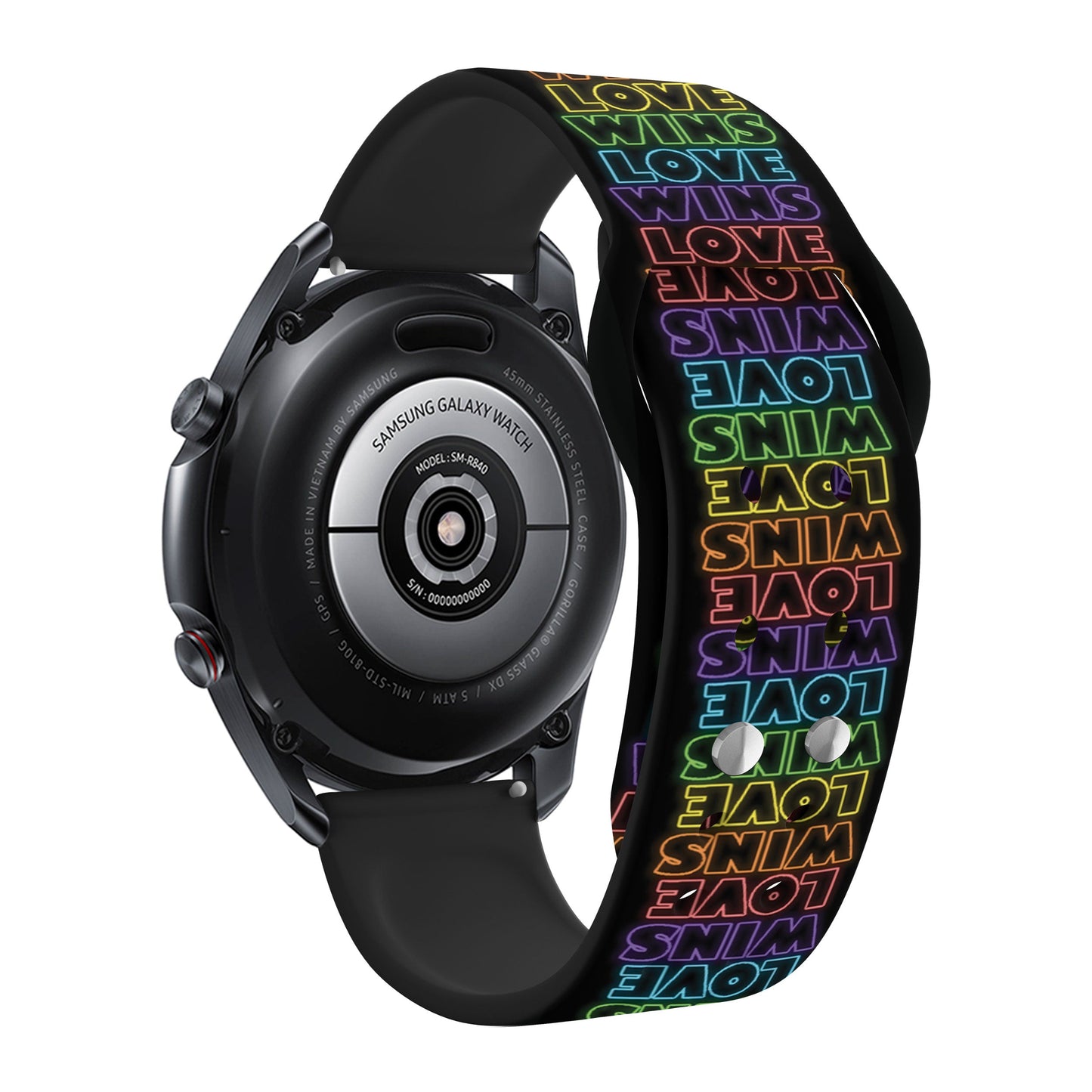 Pride HD Watchband for Samsung, Garmin, Fossil, and More for Samsung, Garmin, Fossil, and More