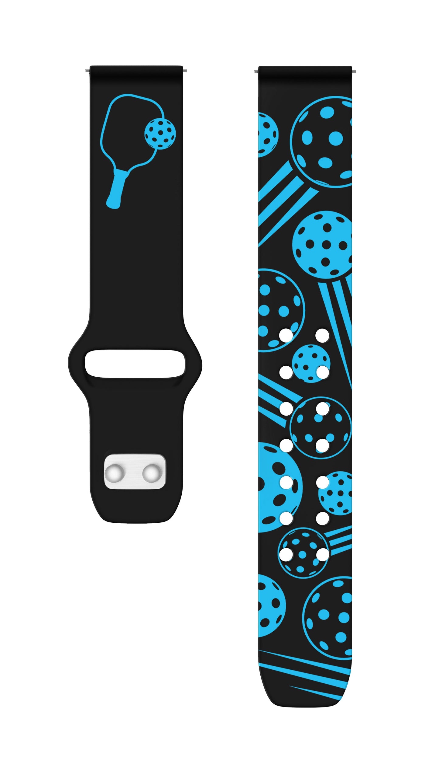 Pickleball HD Watchband for Samsung, Garmin, Fossil, and More