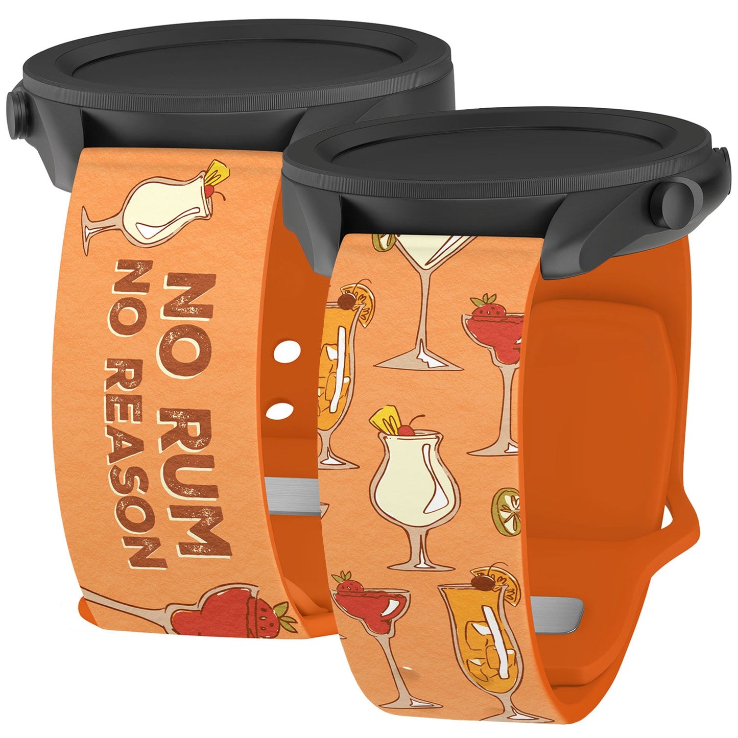 Wine, Beer, & Booze HD Watchband for Samsung, Garmin, Fossil, and More