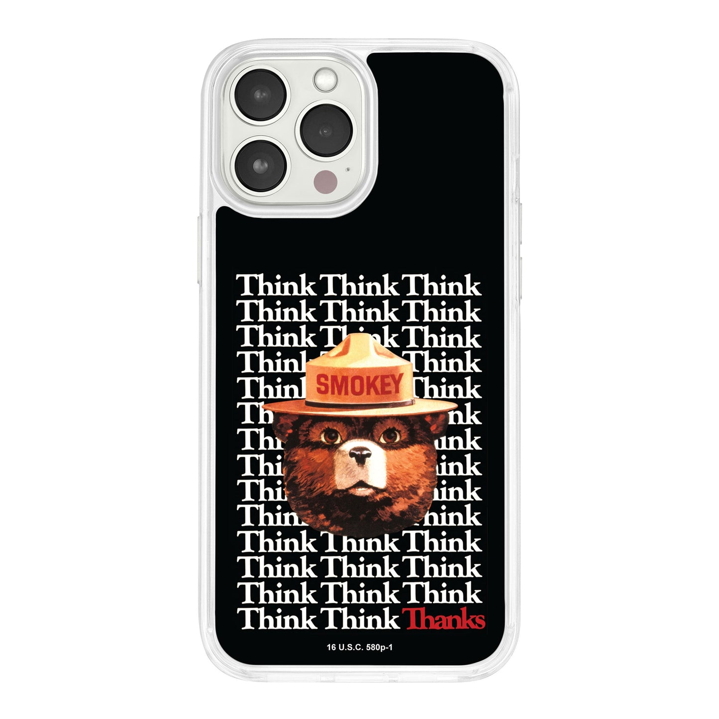 Smokey Bear Classic HD Apple iPhone 14 Series Mag-Safe Phone Case