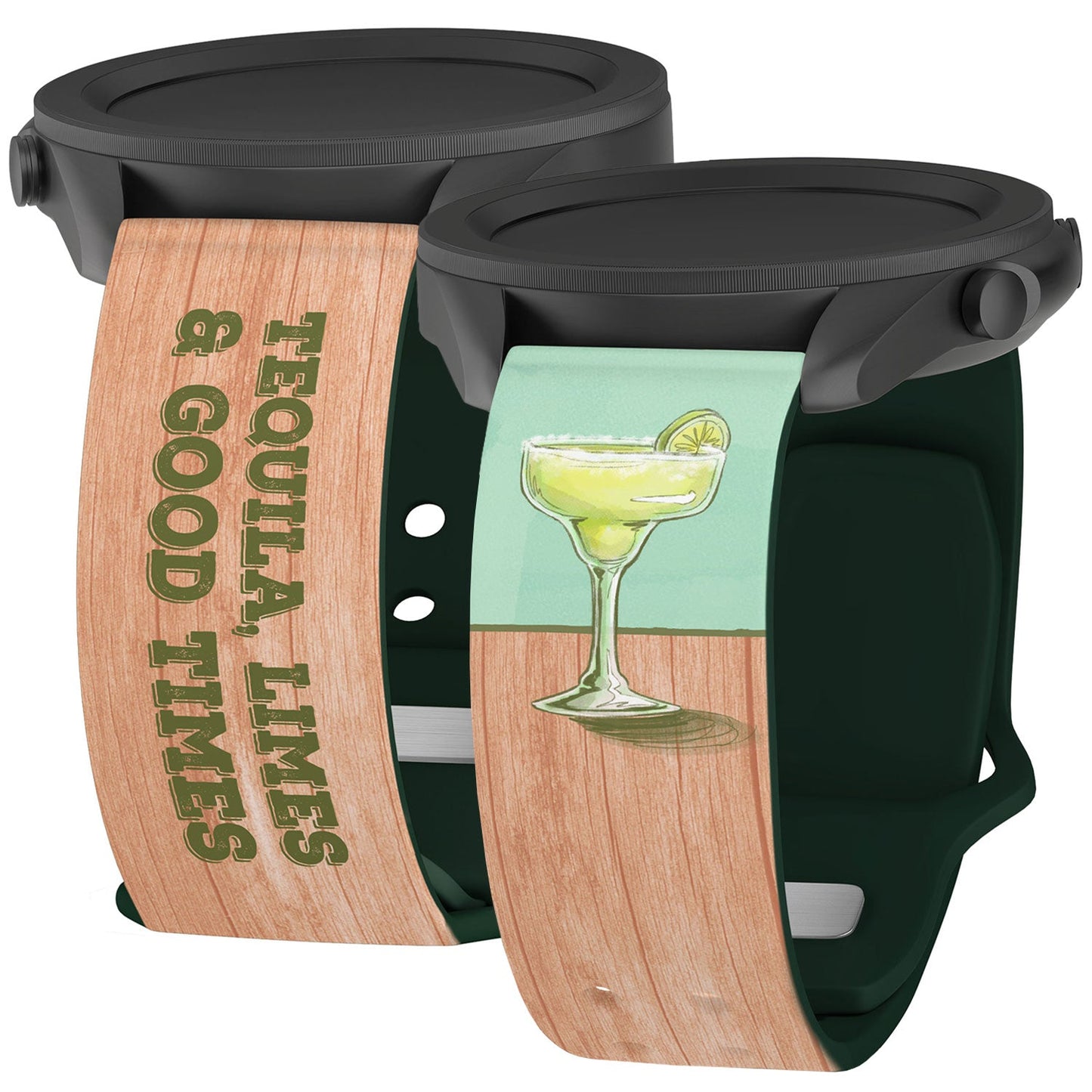 Wine, Beer, & Booze HD Watchband for Samsung, Garmin, Fossil, and More
